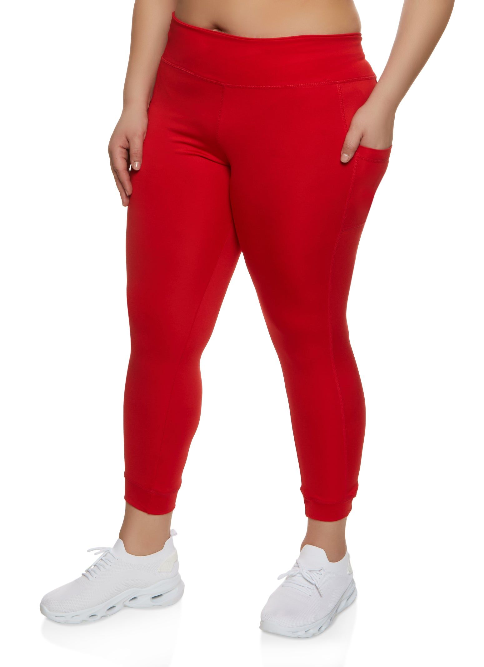 Plus Size Cell Phone Pocket Active Leggings sold by Rainbow