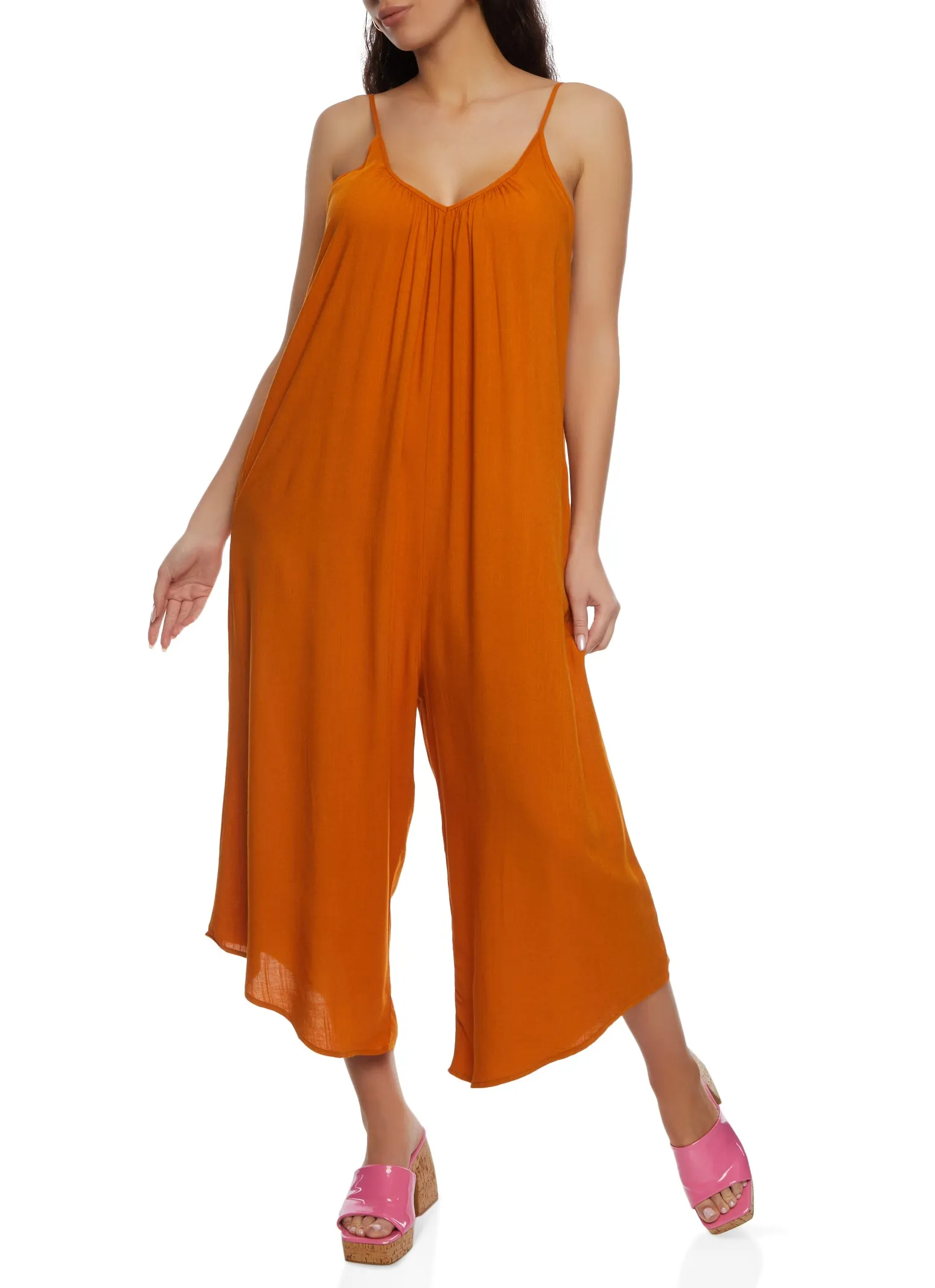 Cropped Wide Leg Jumpsuit sold by Rainbow product image thumbnail 2