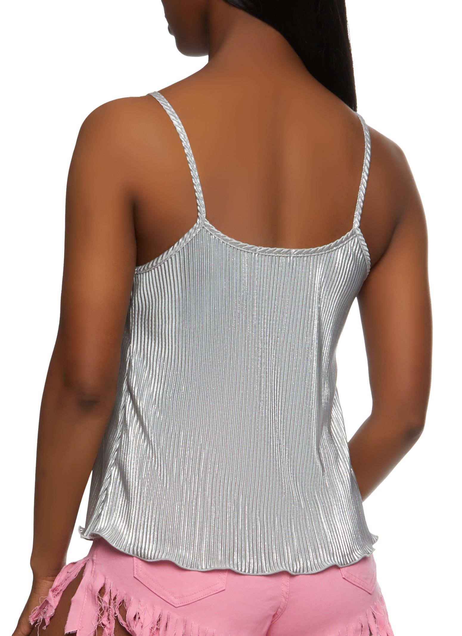 Plisse Lettuce Edge Cami sold by Rainbow product image thumbnail 2