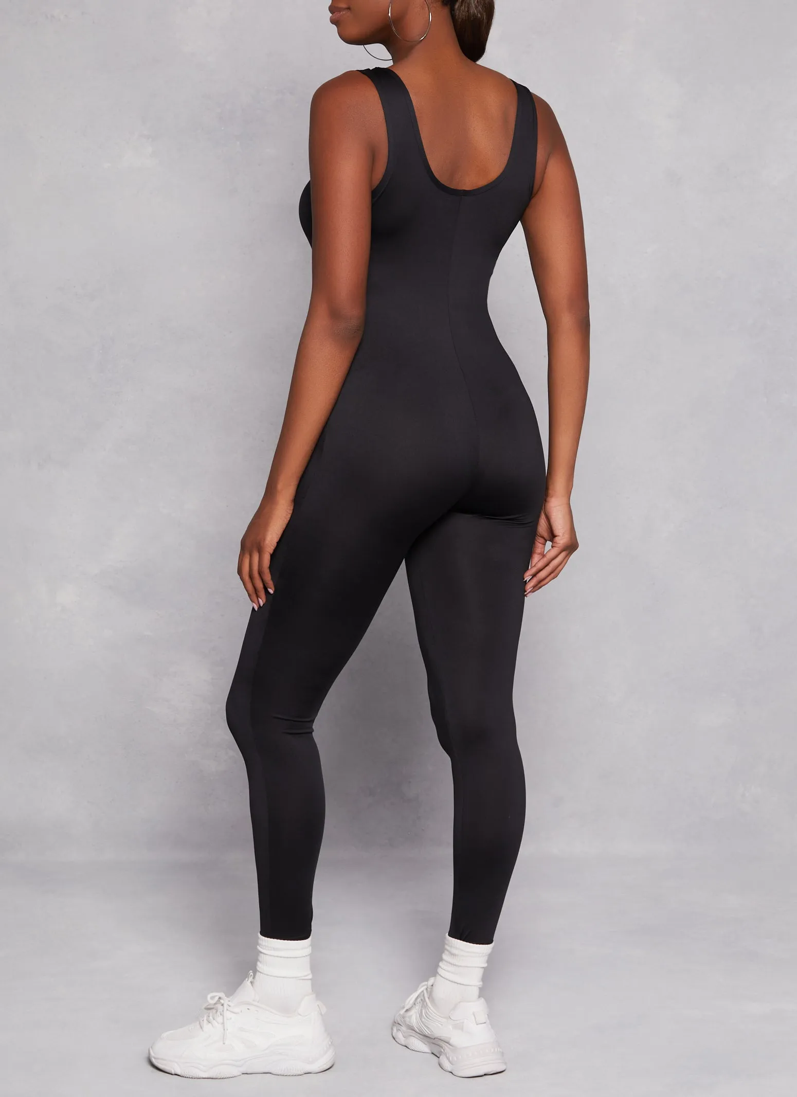 Basic Scoop Neck Tank Jumpsuit sold by Rainbow product image thumbnail 3