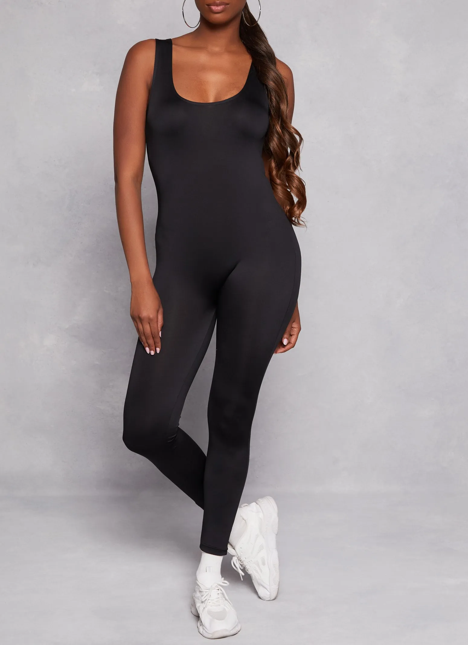 Basic Scoop Neck Tank Jumpsuit sold by Rainbow product image thumbnail 2