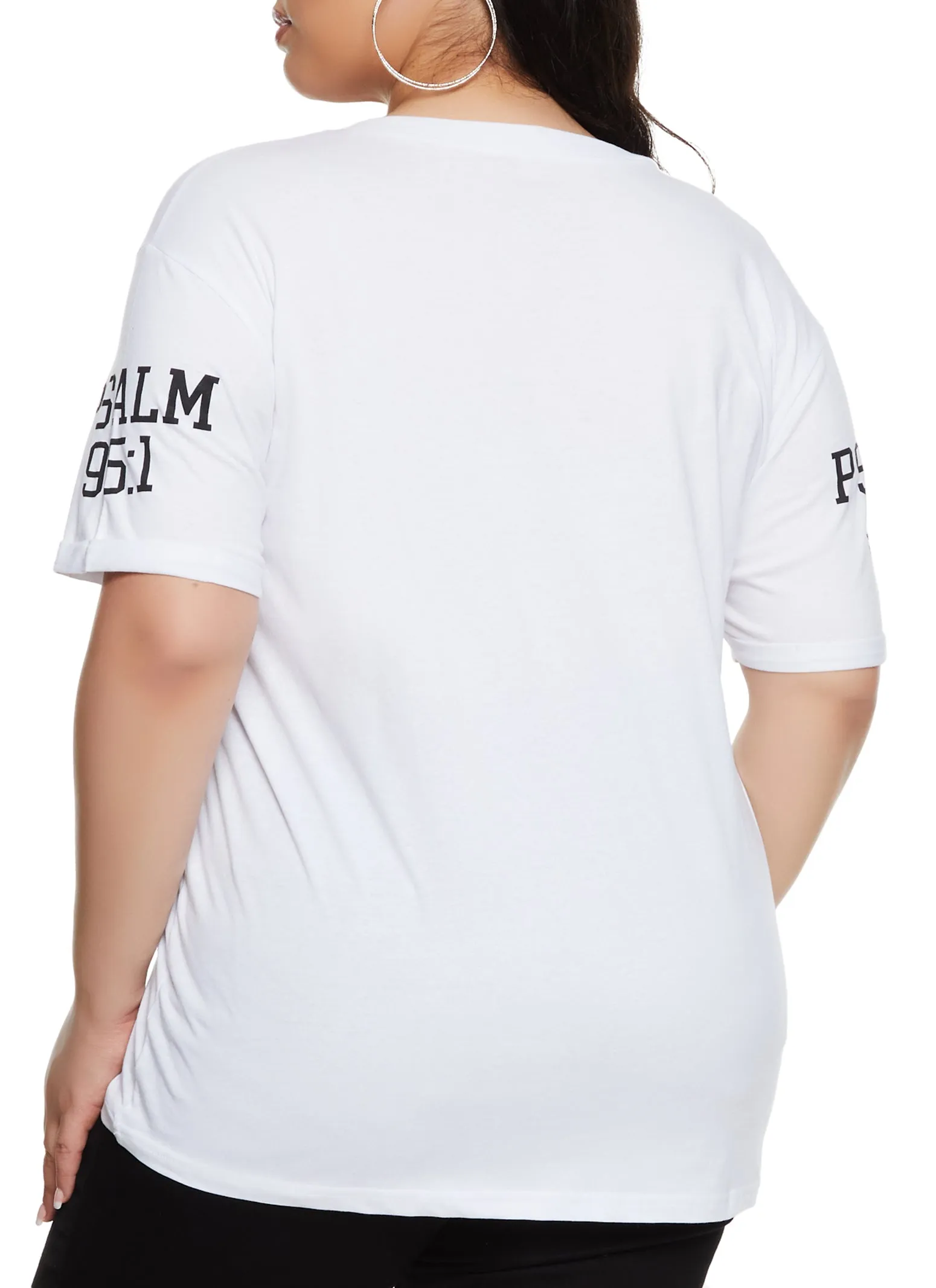 Plus Size Made To Worship Graphic T Shirt sold by Rainbow product image thumbnail 2