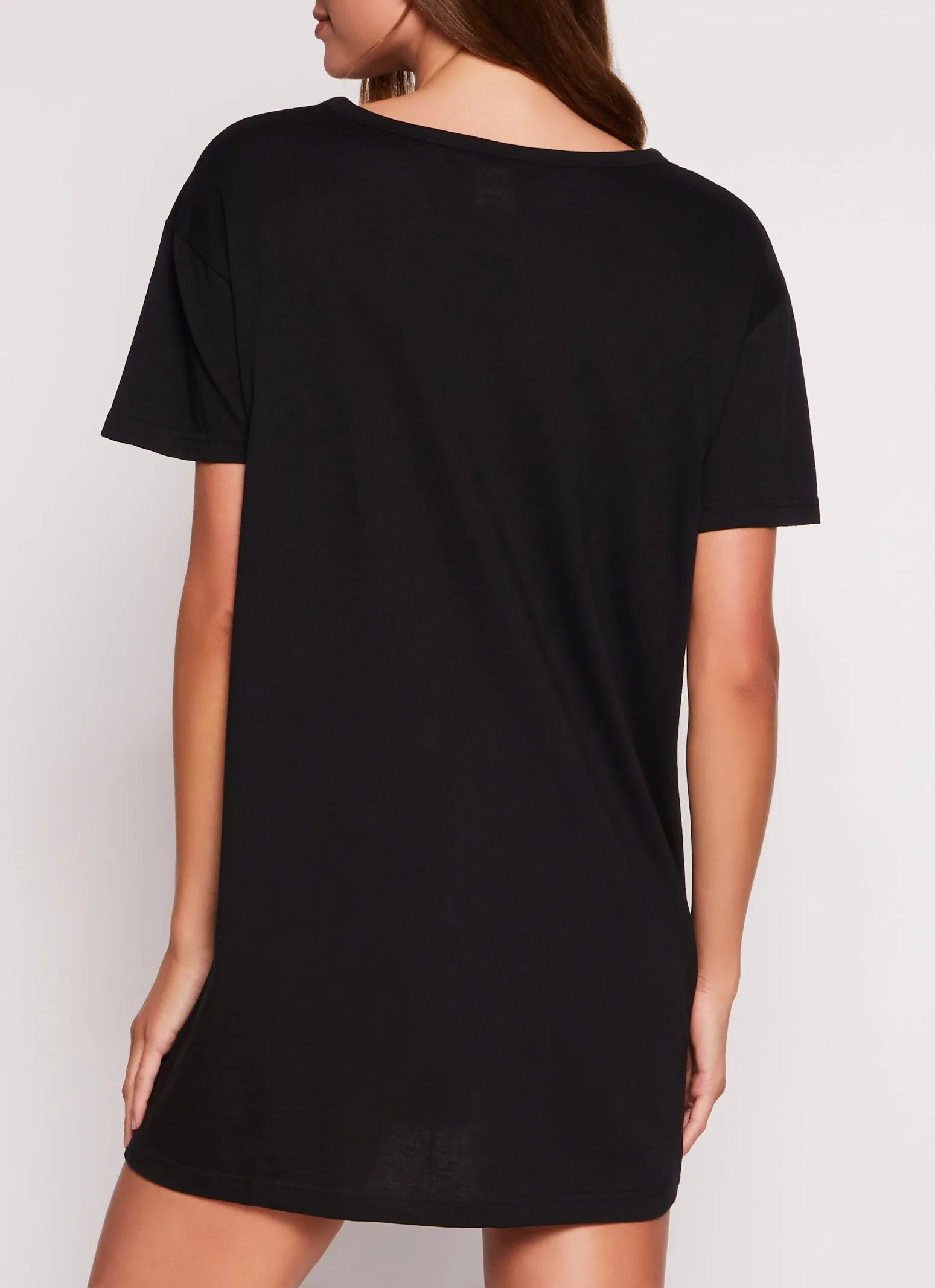 Graphic Crew Neck Short Sleeve Nightgown sold by Rainbow product image thumbnail 3