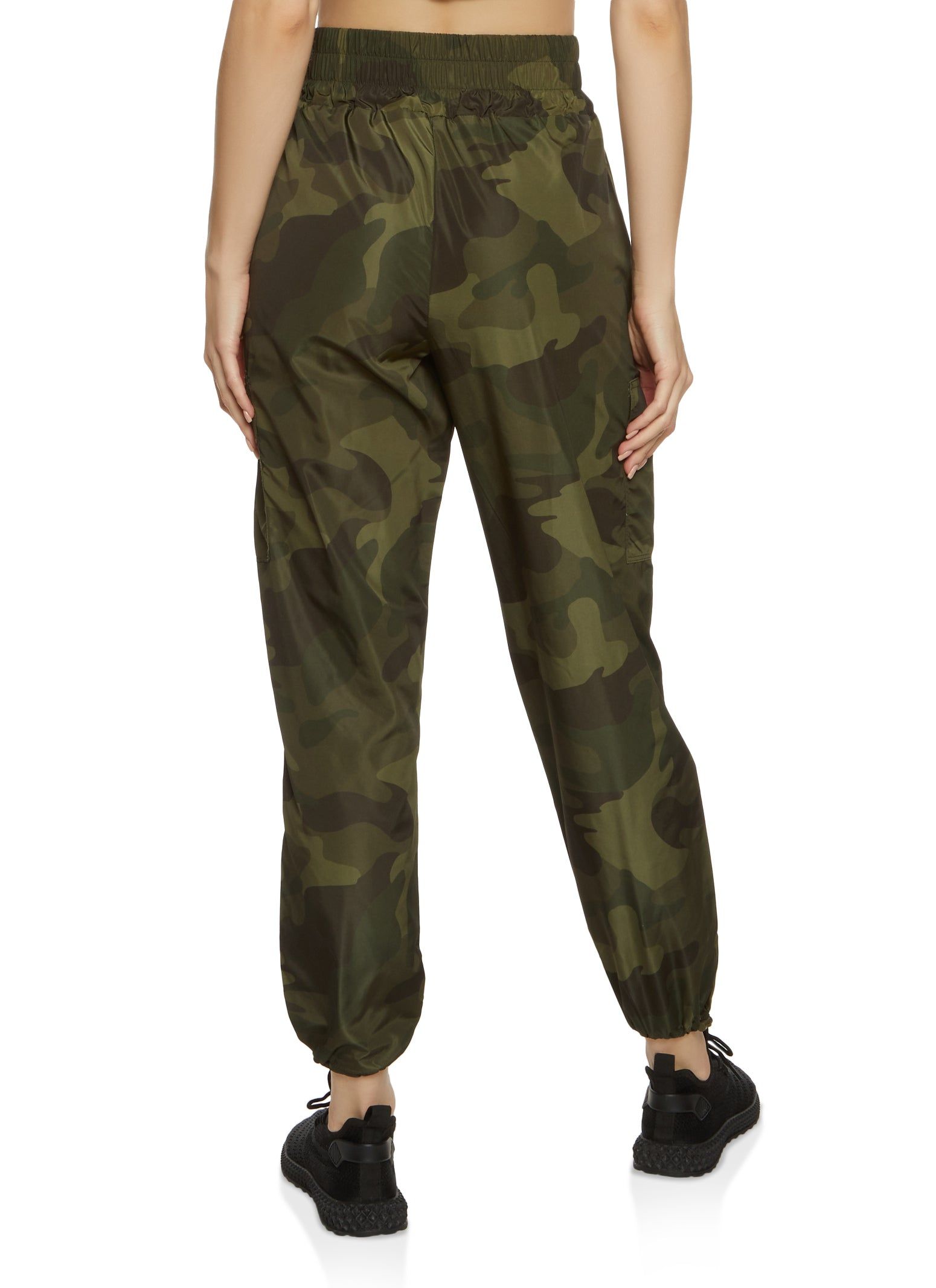 Nylon Camo Print Joggers sold by Rainbow product image thumbnail 2