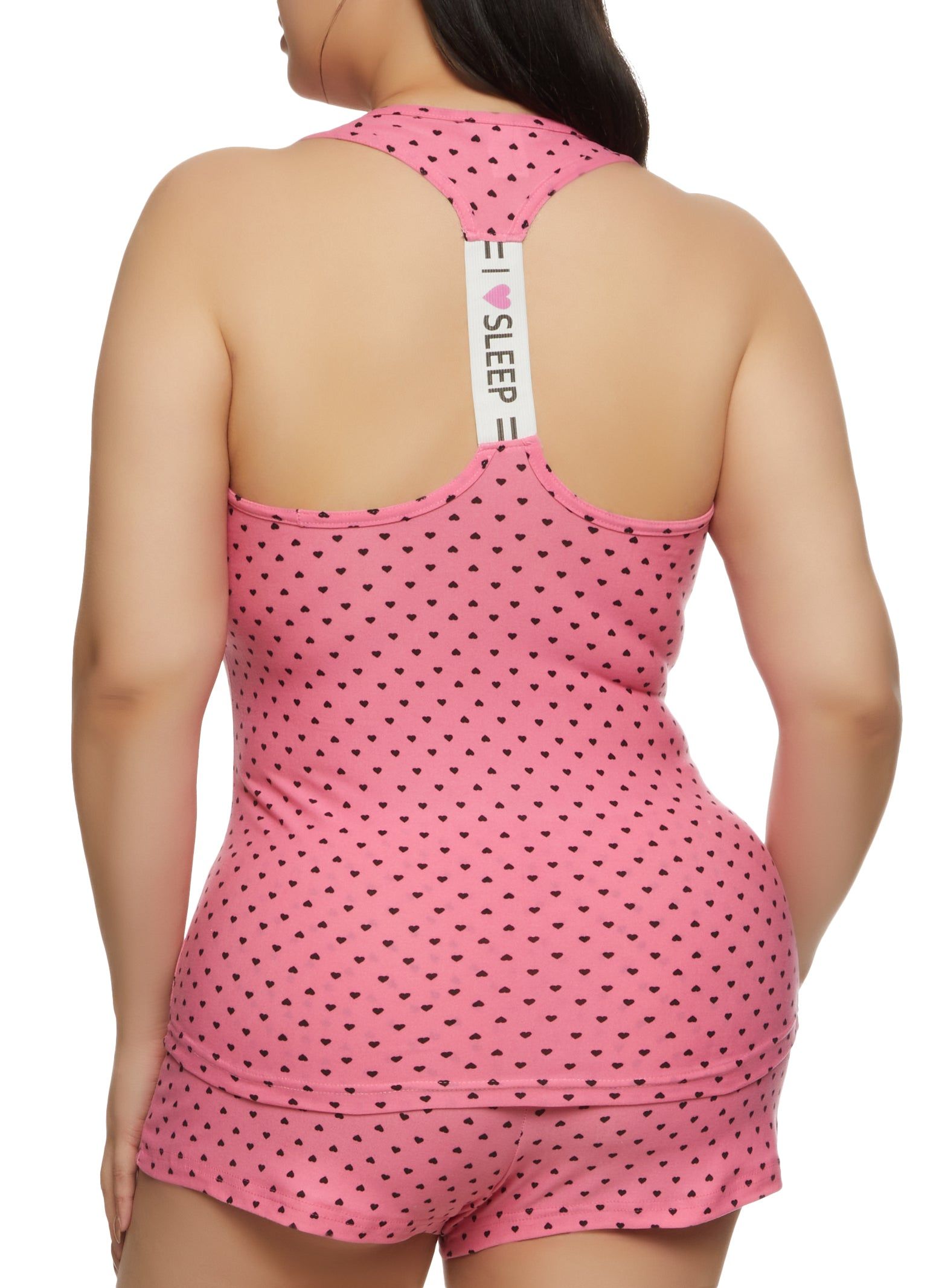 Plus Size Pajamas All Day Graphic Pajama Tank Top and Shorts sold by Rainbow product image thumbnail 2