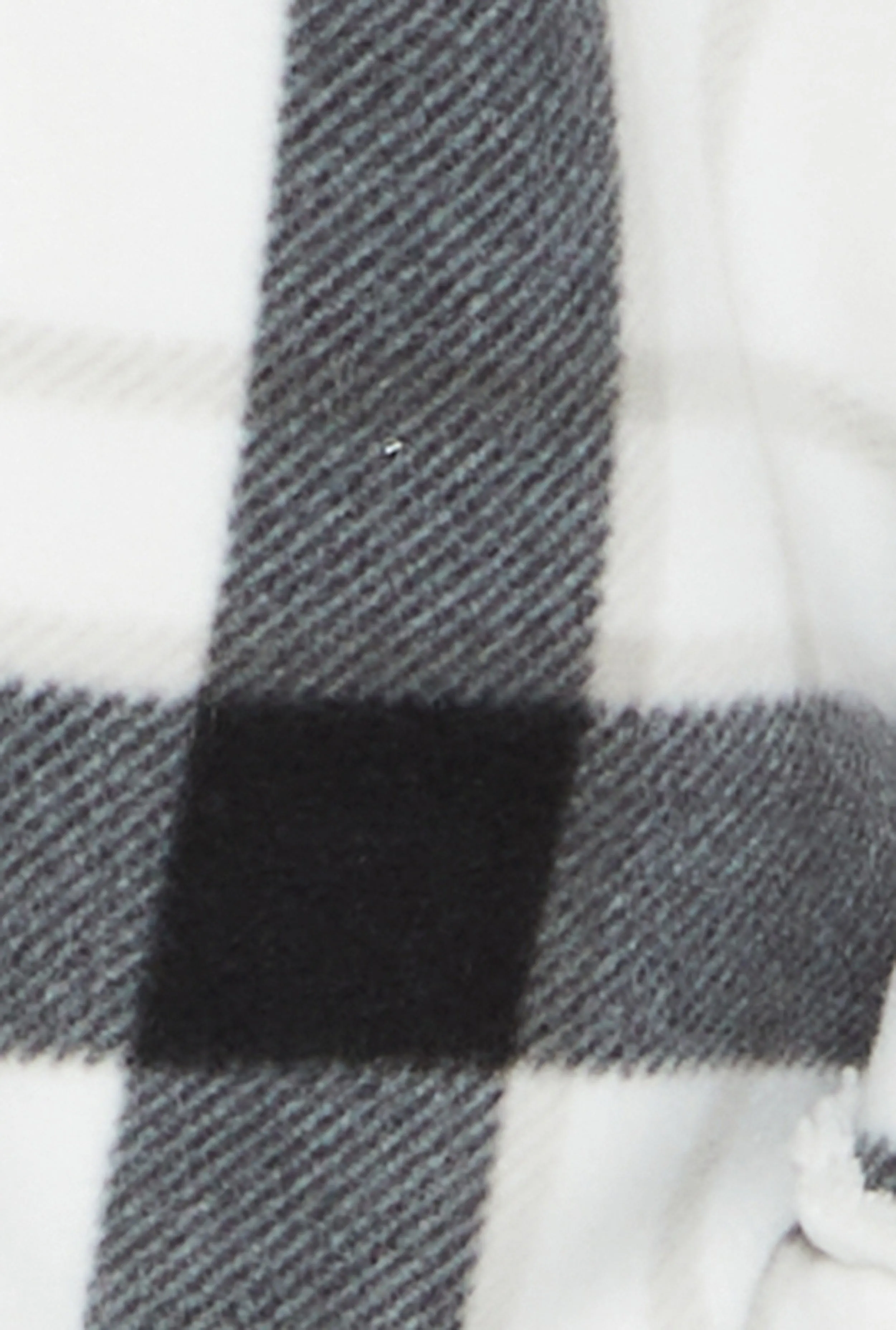 Plaid Sherpa Lined Button Front Shacket sold by Rainbow product image thumbnail 4