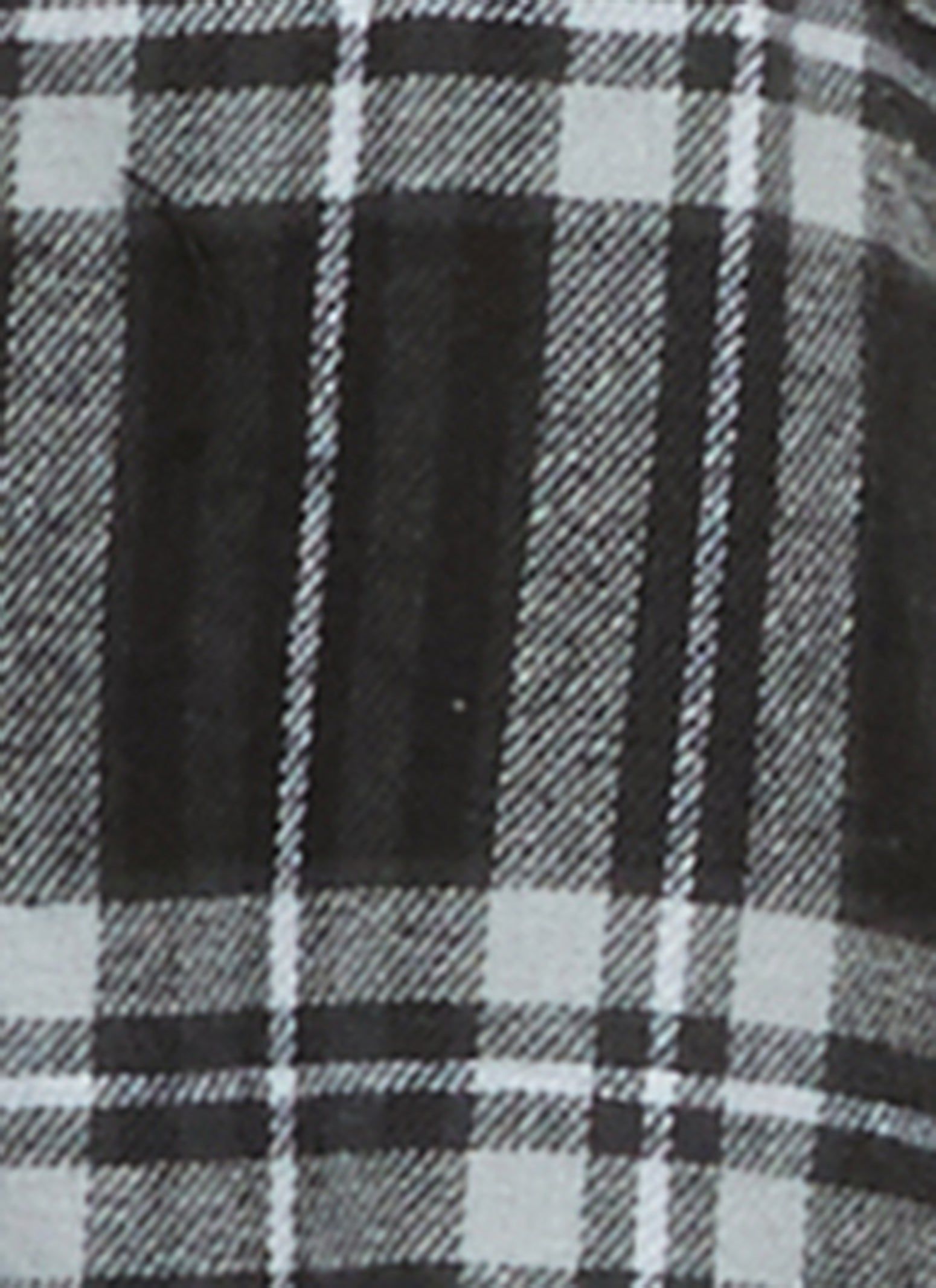 Plaid Cropped Button Front Shirt sold by Rainbow product image thumbnail 3