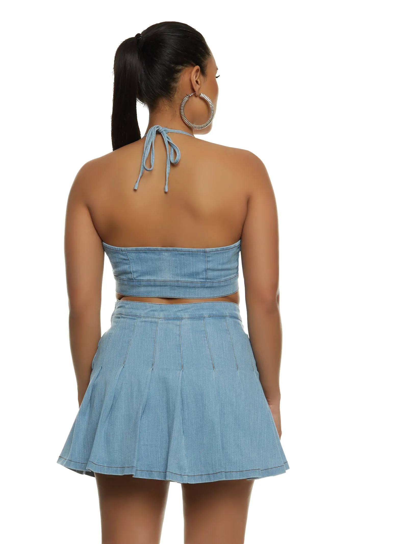 Haute Monde Denim Bralette sold by Rainbow product image thumbnail 3