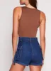 Basic Crew Neck Tank Bodysuit sold by Rainbow