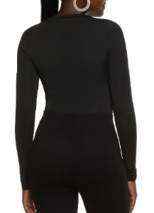 Basic Solid Crew Neck Bodysuit sold by Rainbow