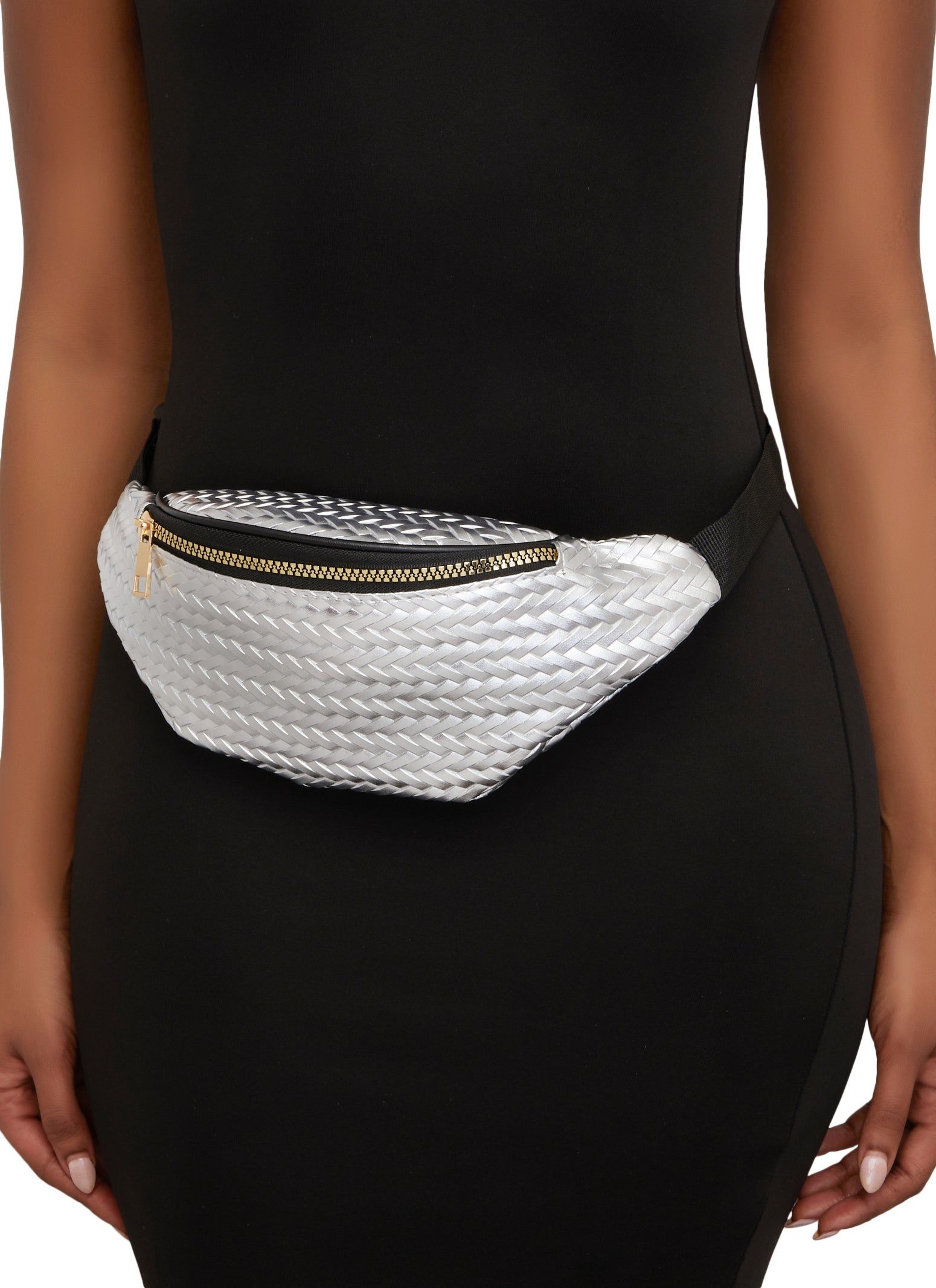 Woven Crescent Fanny Pack sold by Rainbow