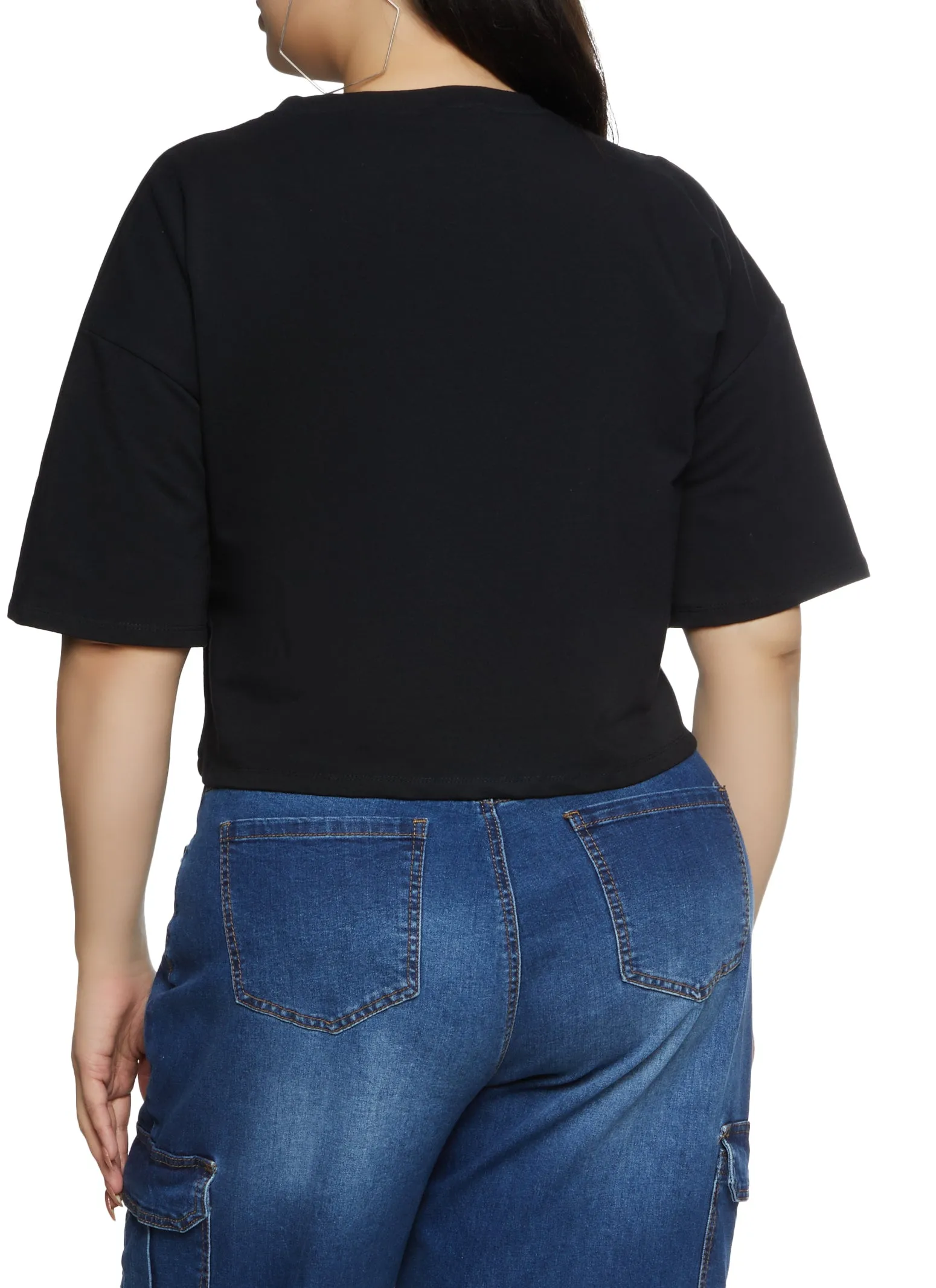 Plus Size Savage Rhinestone Graphic Tee sold by Rainbow product image thumbnail 2