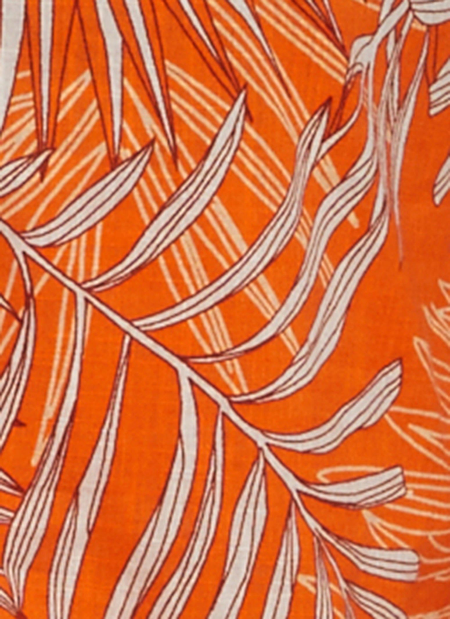 Plus Size Palm Print Button Front Shirt sold by Rainbow product image thumbnail 4