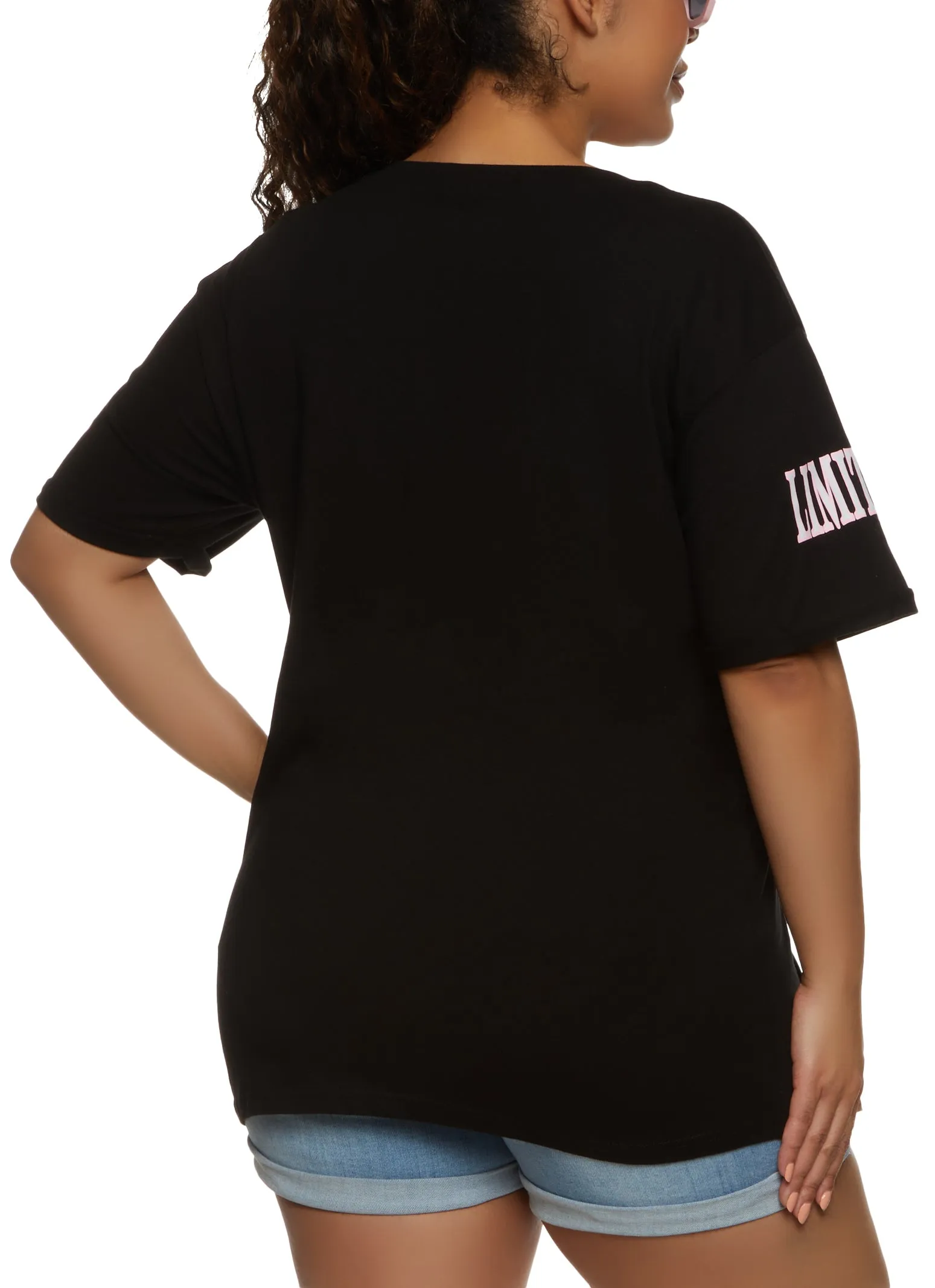 Plus Size Limited Edition Notch Neck Graphic Tee sold by Rainbow product image thumbnail 2