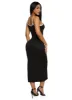 Contrast Trim Cami Maxi Dress sold by Rainbow