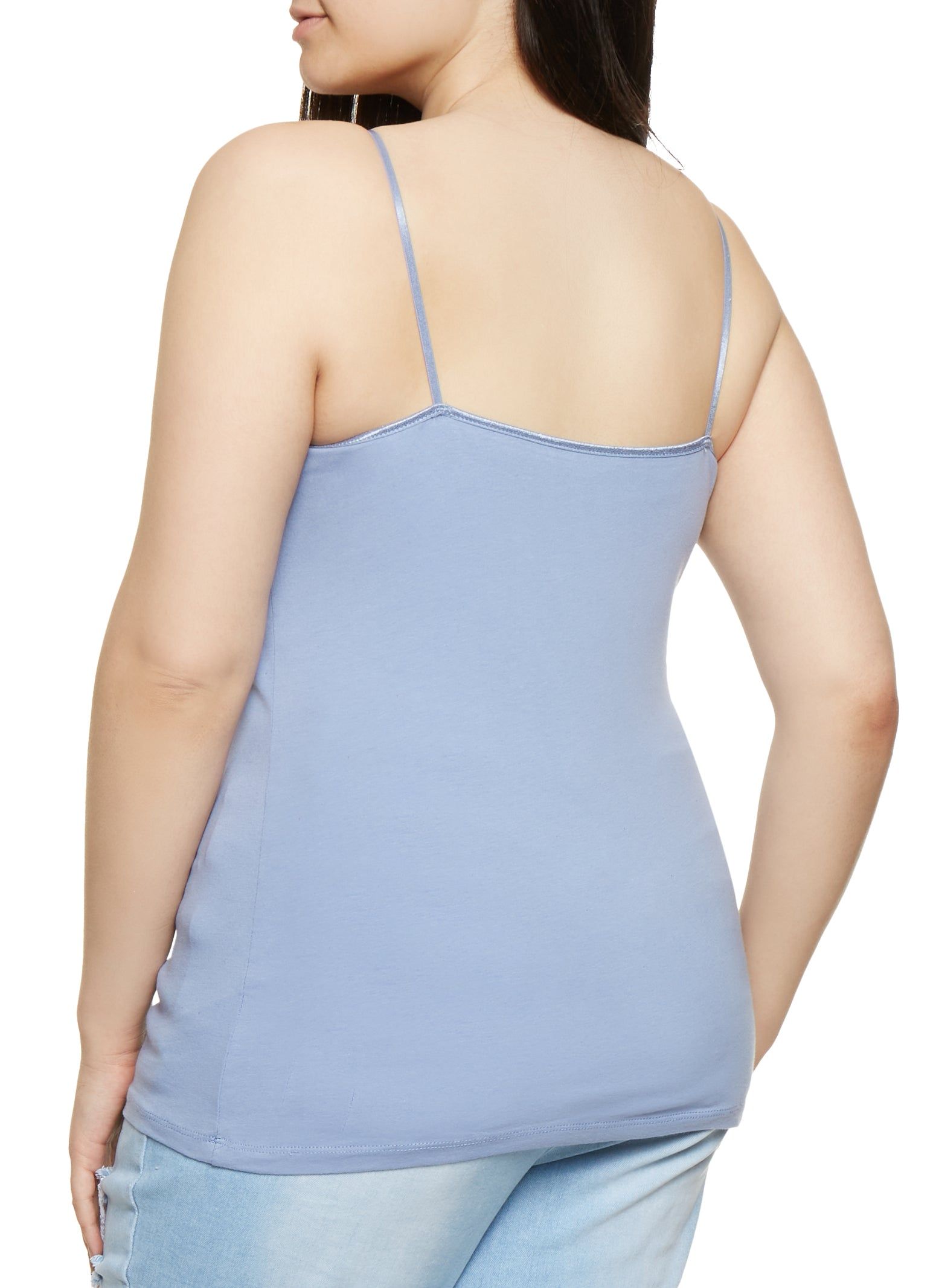 Plus Size Cotton Scoop Neck Cami sold by Rainbow product image thumbnail 2