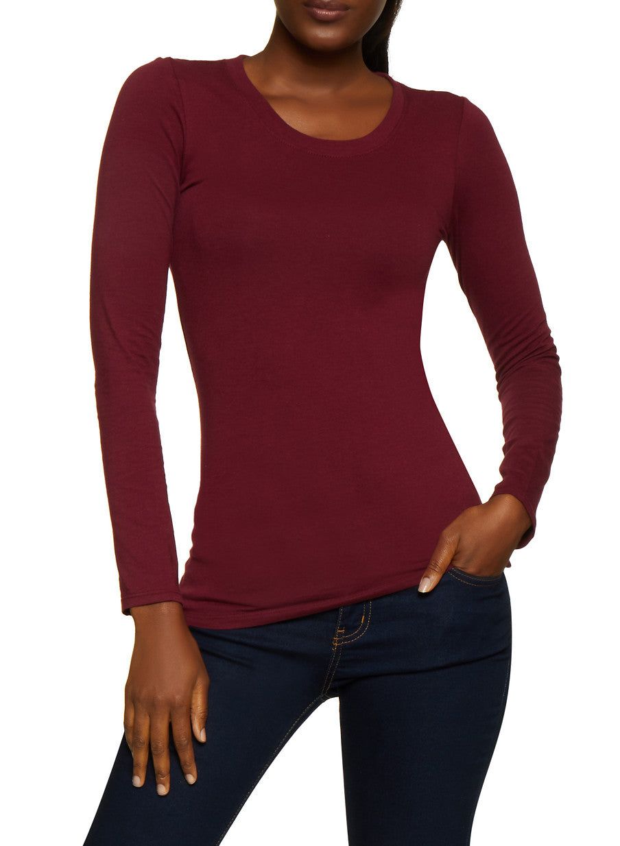 Long Sleeve Crew Neck Tee sold by Rainbow