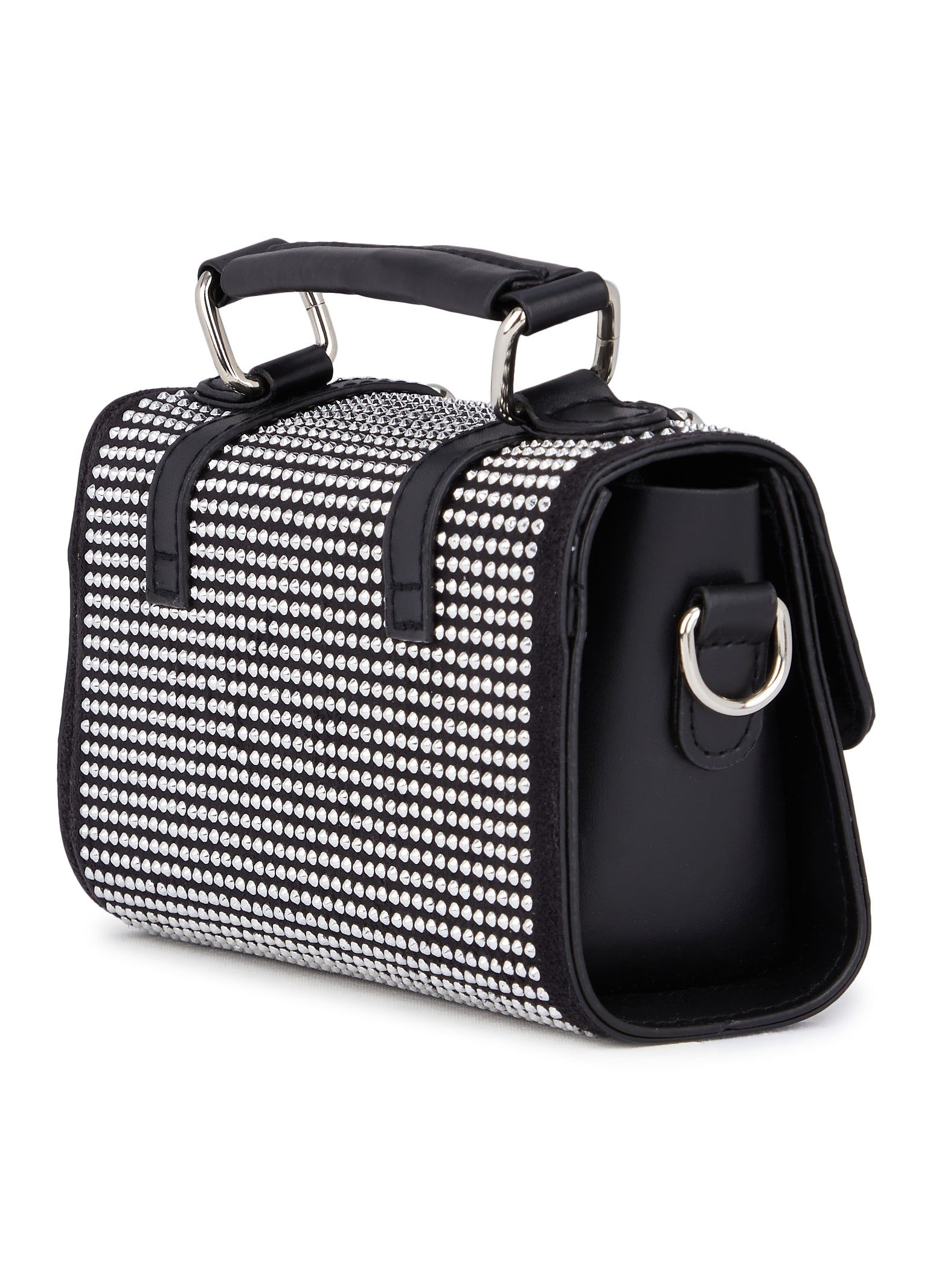 Rhinestone Double Buckle Crossbody Bag sold by Rainbow product image thumbnail 3