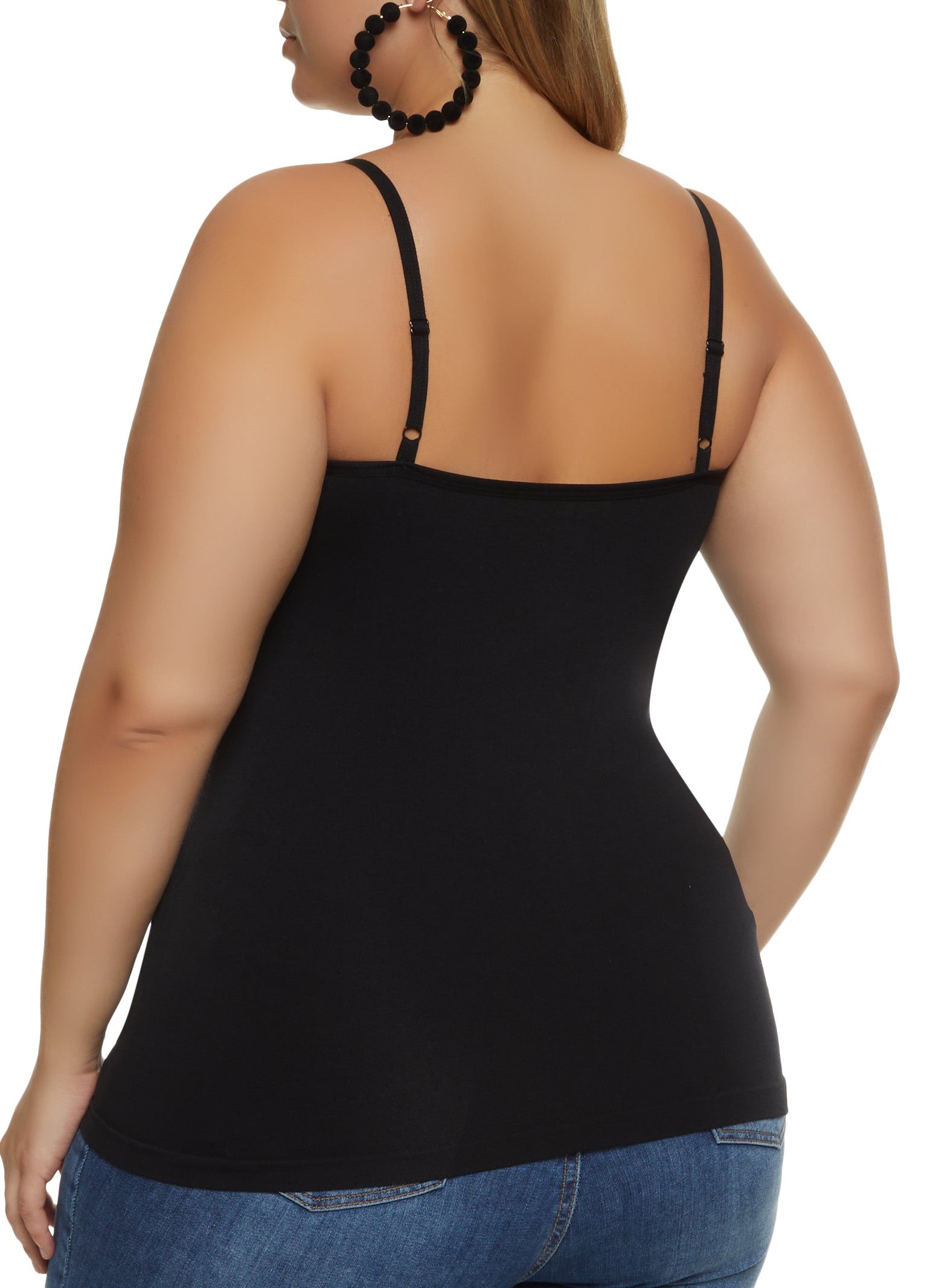 Plus Size Scoop Neck Seamless Cami sold by Rainbow product image thumbnail 2