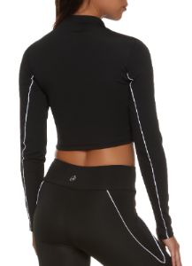 Ruched Zip Front Track Jacket sold by Rainbow