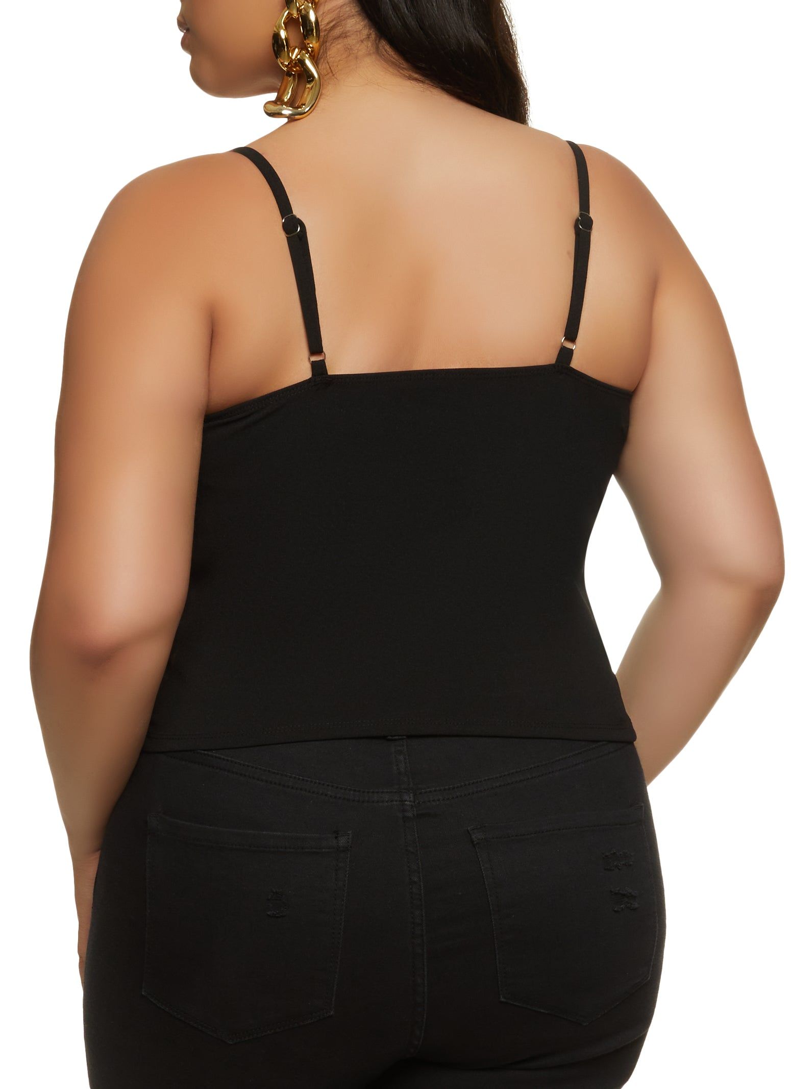 Plus Size Mesh Detail Bustier Top sold by Rainbow product image thumbnail 2