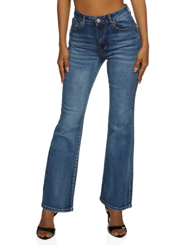 WAX Acid Wash Boot Cut Jeans sold by Rainbow