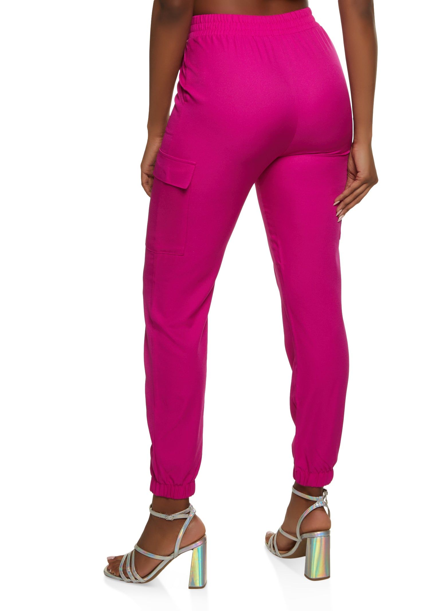 Crepe Knit Cargo Pocket Jogger sold by Rainbow product image thumbnail 2