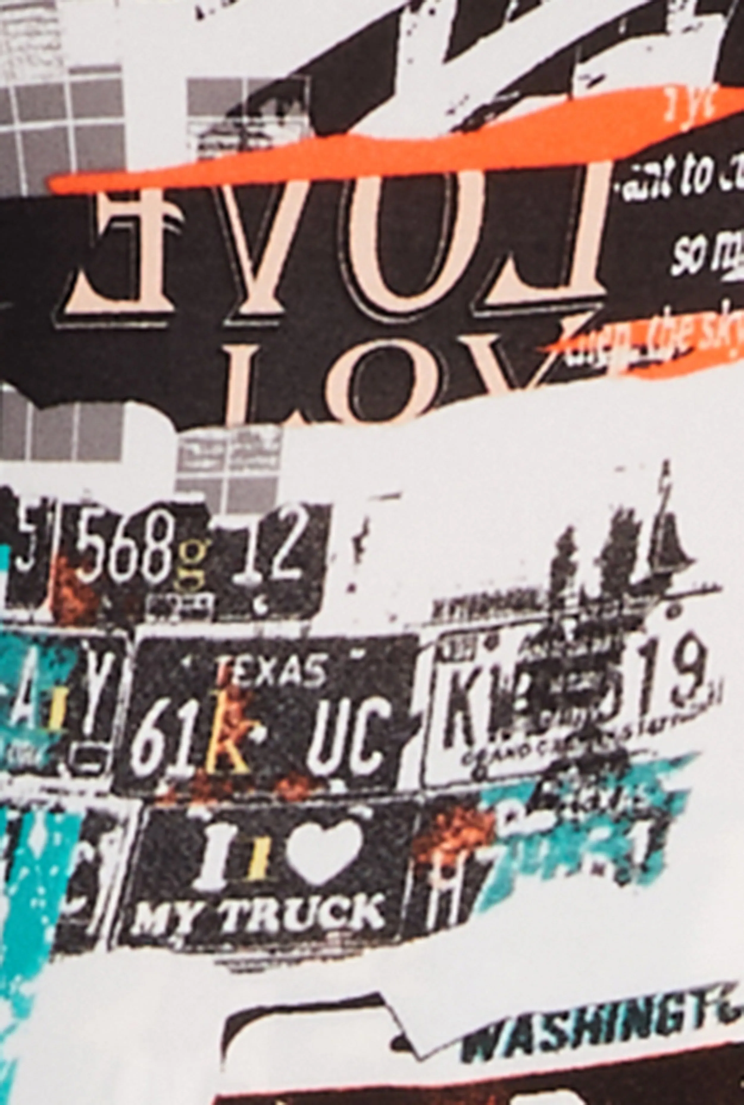 Plus Size Printed High Waisted Split Hem Pants sold by Rainbow product image thumbnail 4