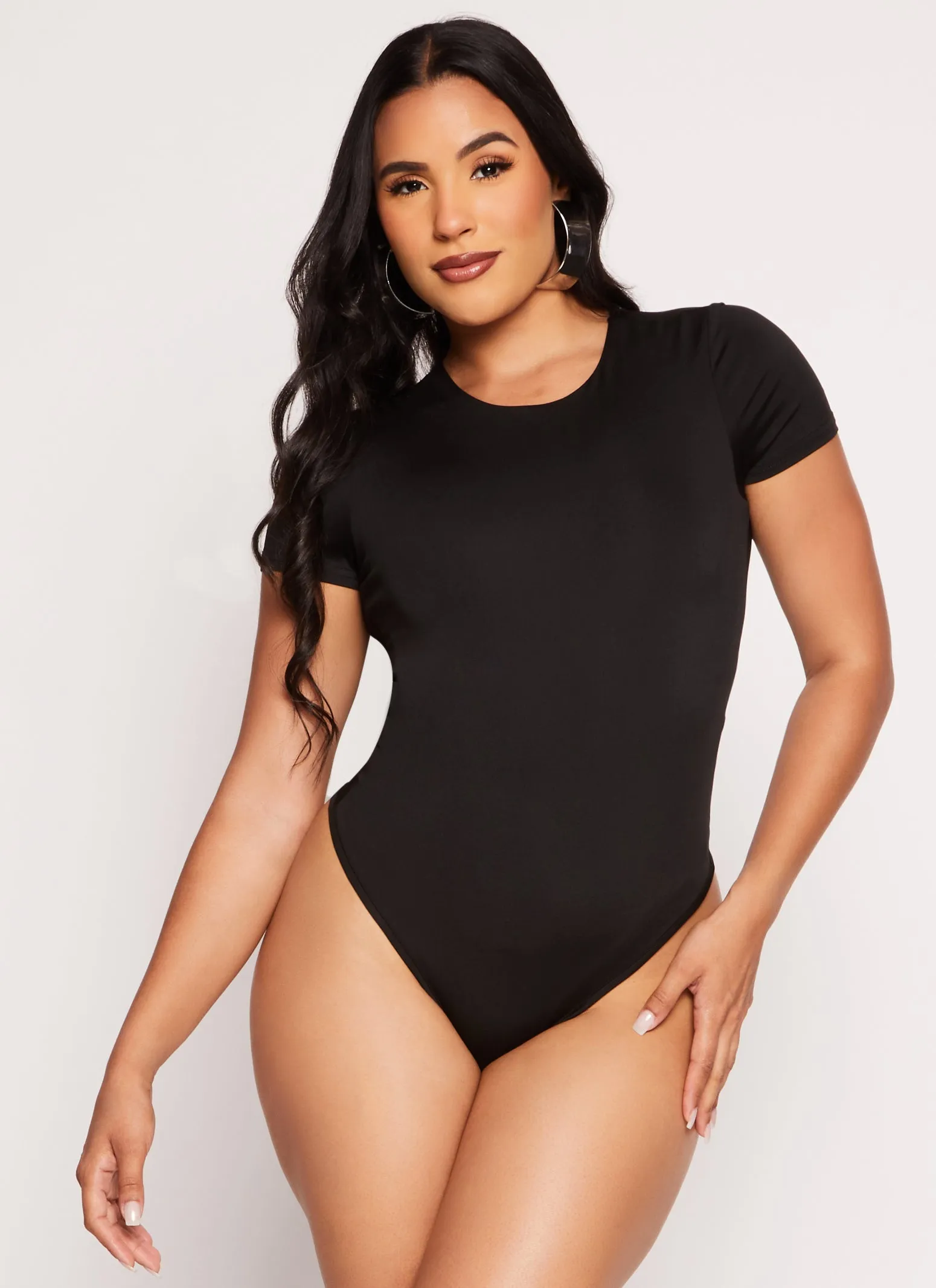 Daisy Double Lined Crew Neck Bodysuit sold by Rainbow