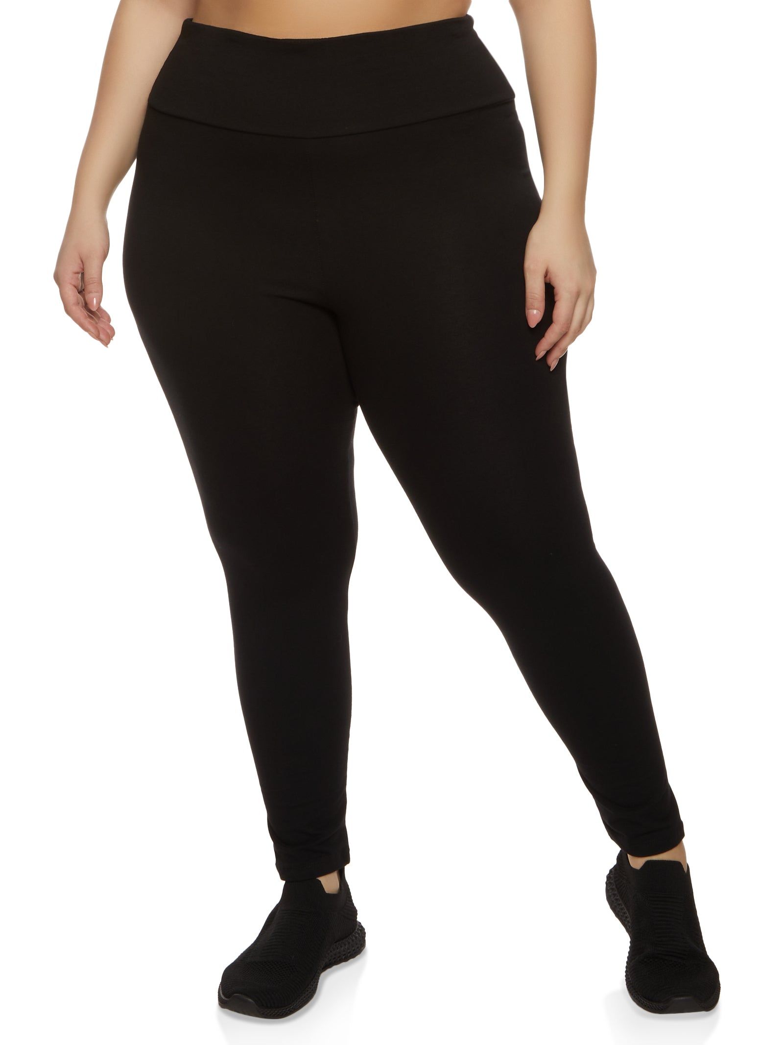 Plus Size Ultra High Waist Leggings sold by Rainbow