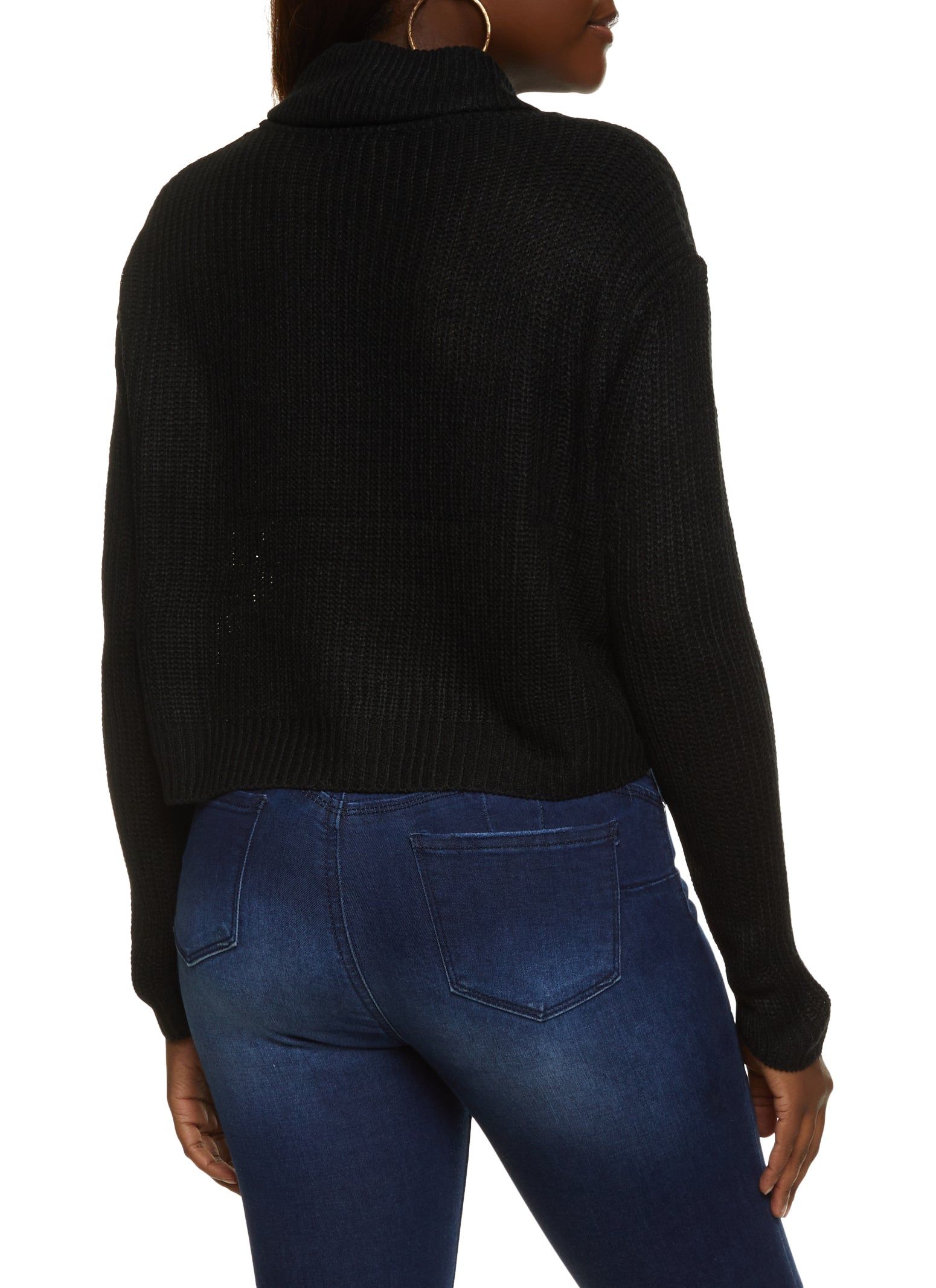 Cropped Turtleneck Sweater sold by Rainbow product image thumbnail 2