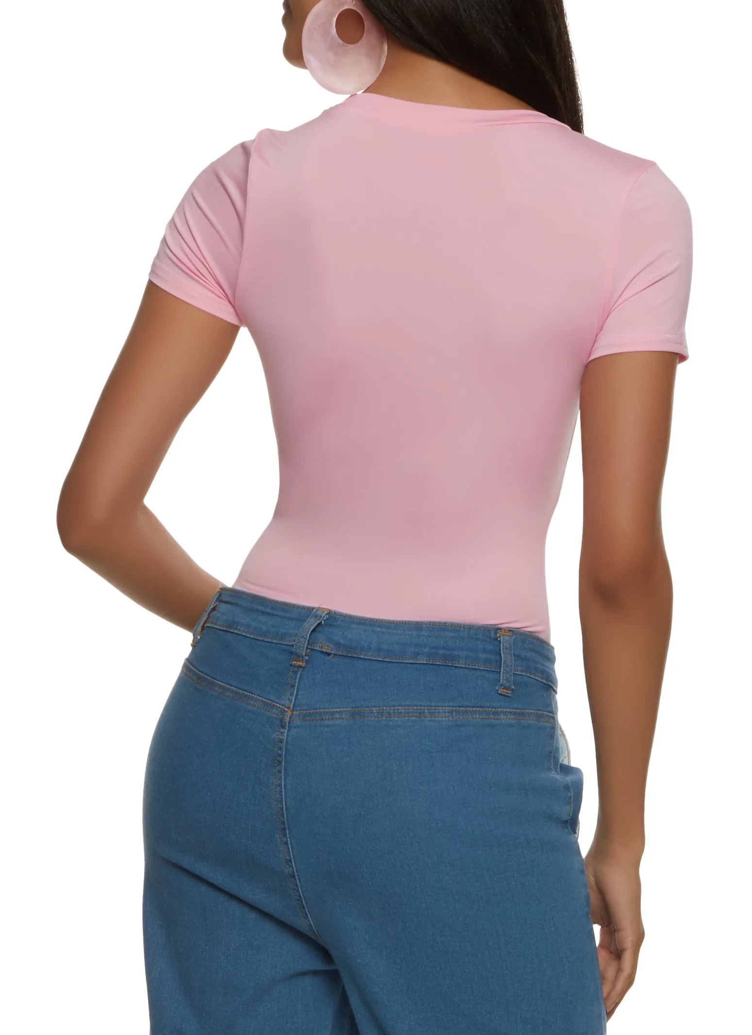 Basic Crew Neck Bodysuit sold by Rainbow product image thumbnail 3