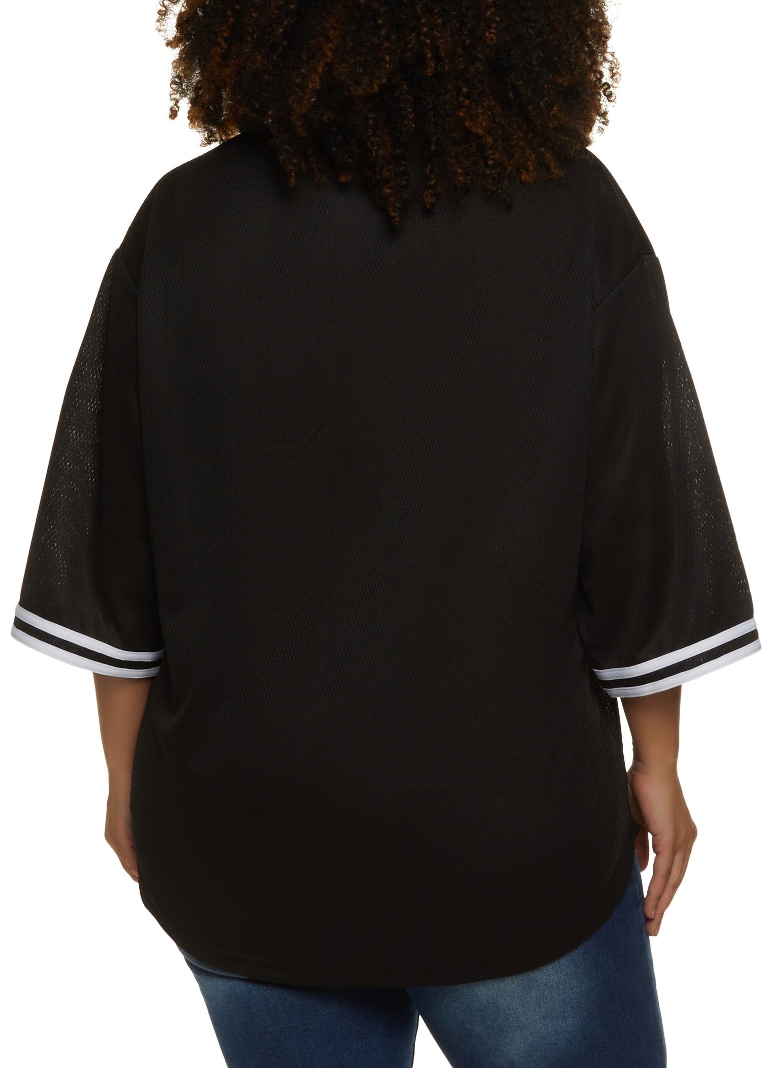 Plus Size Brooklyn Baseball Jersey sold by Rainbow product image thumbnail 2