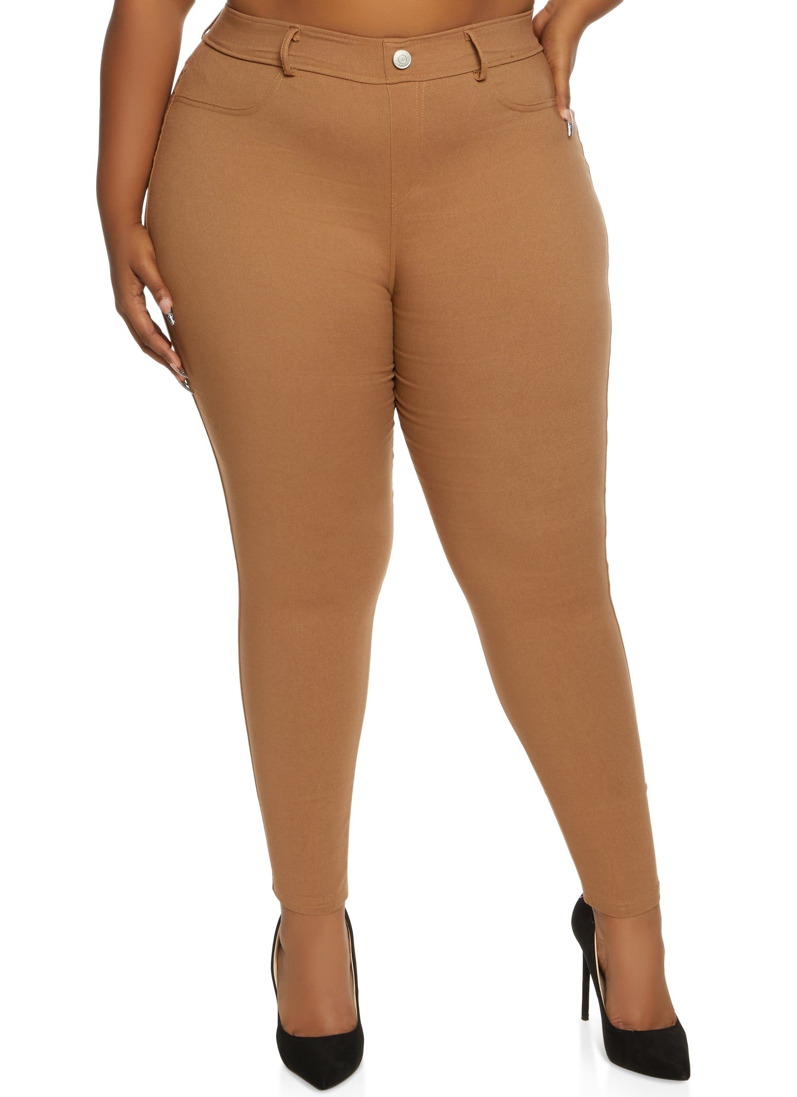 Plus Size Hyperstretch Pull On Skinny Pants sold by Rainbow