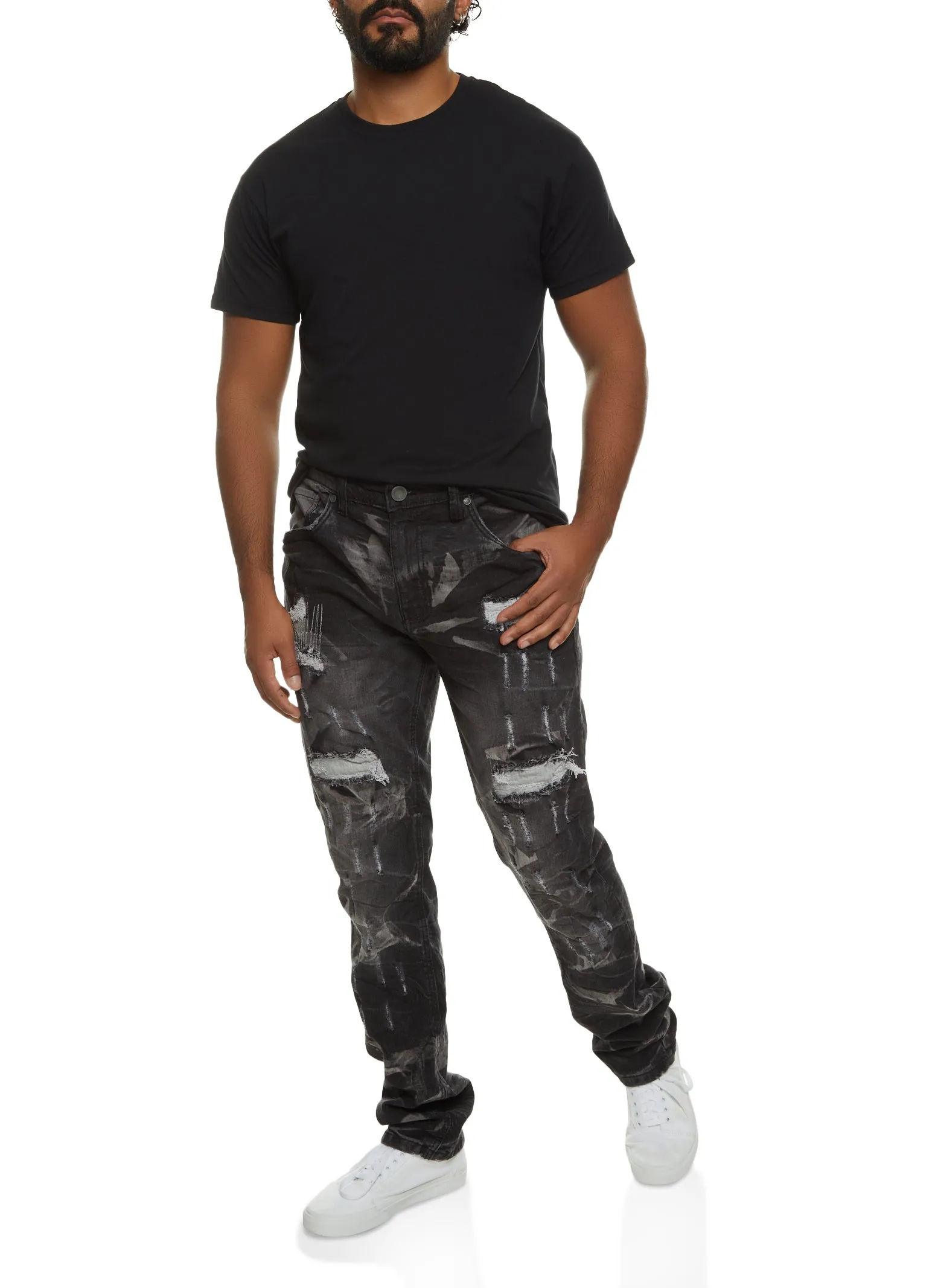 Mens Basic Crew Neck T Shirt sold by Rainbow product image thumbnail 2