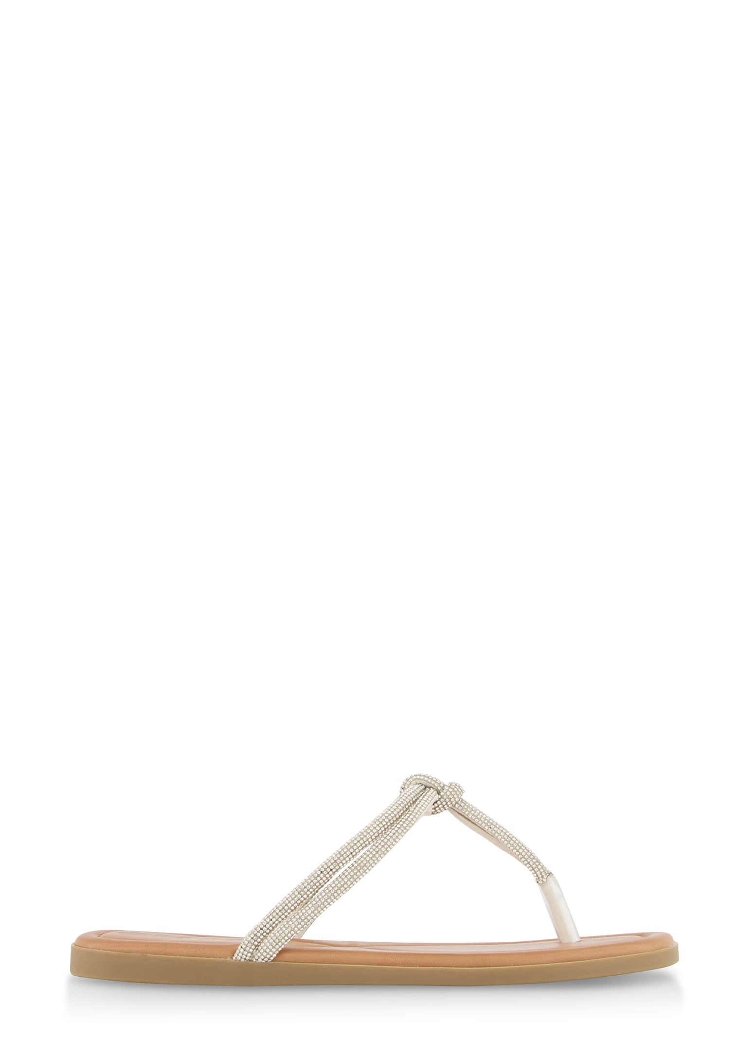 Rhinestone Knotted Thong Slide Sandals sold by Rainbow product image thumbnail 2