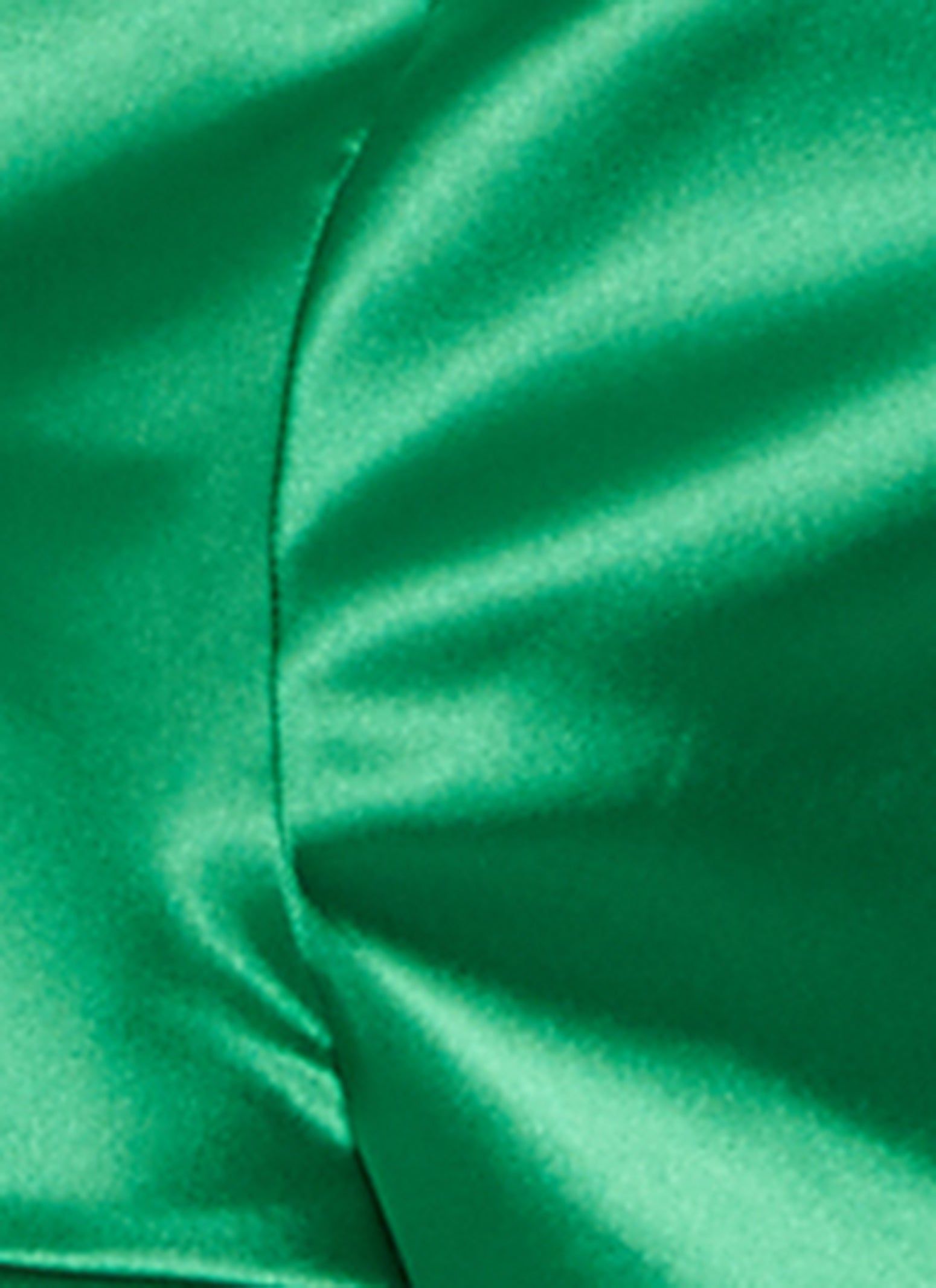 Satin Puff Sleeve Tie Front Crop Top sold by Rainbow product image thumbnail 3