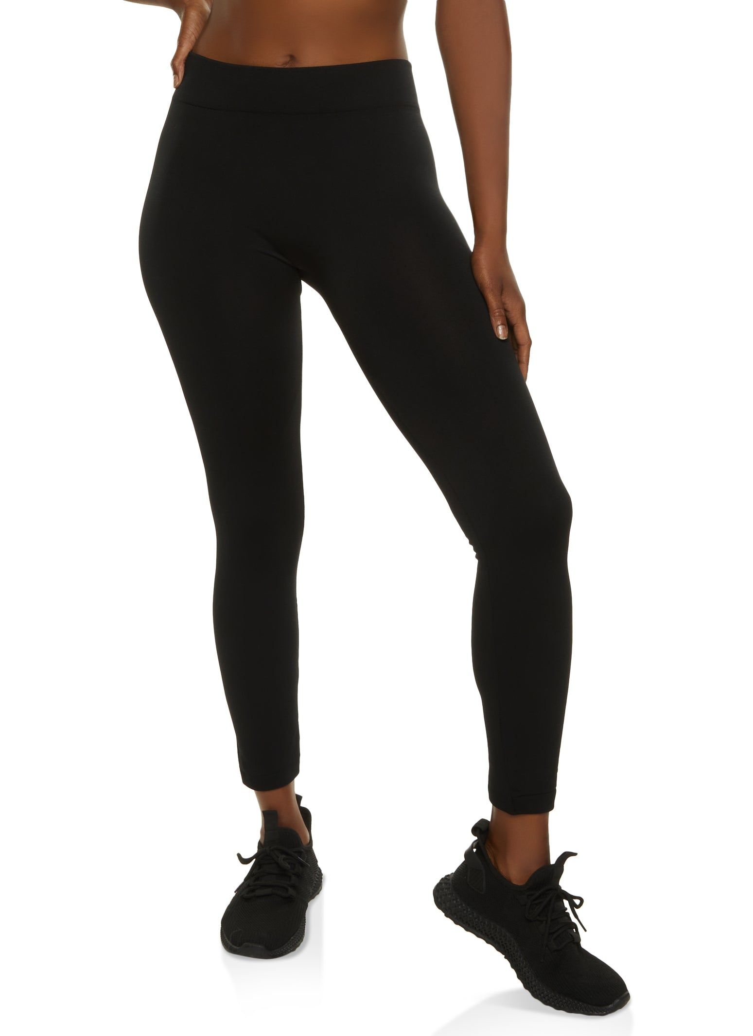 Fleece Basic Seamless Leggings sold by Rainbow