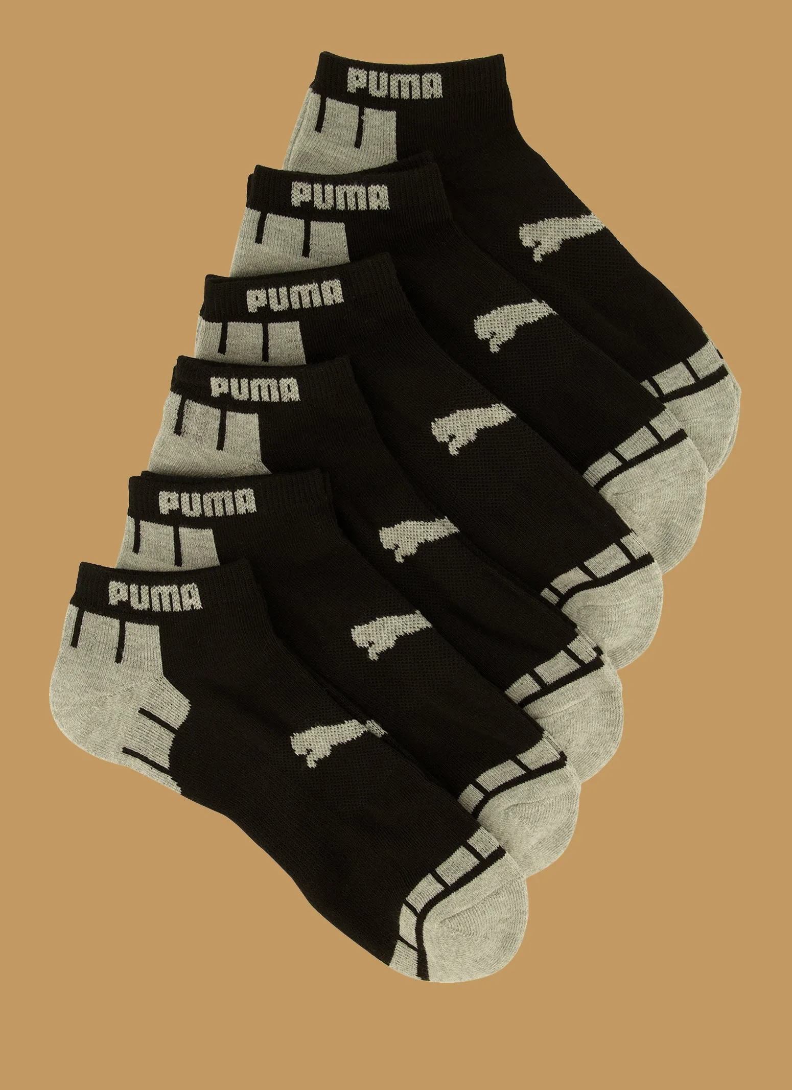 Mens Puma Low Cut Socks 6 Pack sold by Rainbow