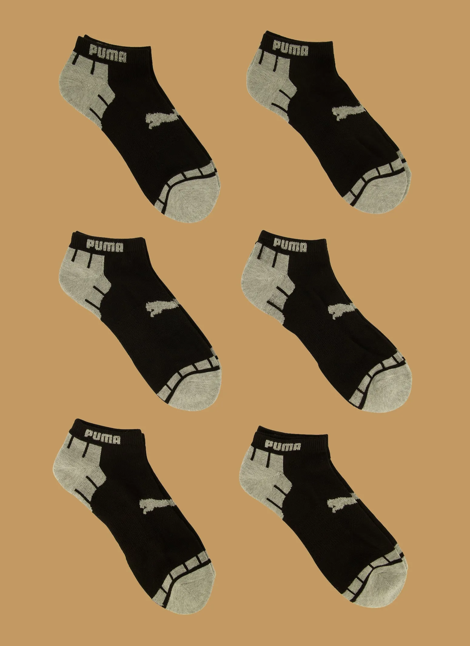 Mens Puma Low Cut Socks 6 Pack sold by Rainbow product image thumbnail 2