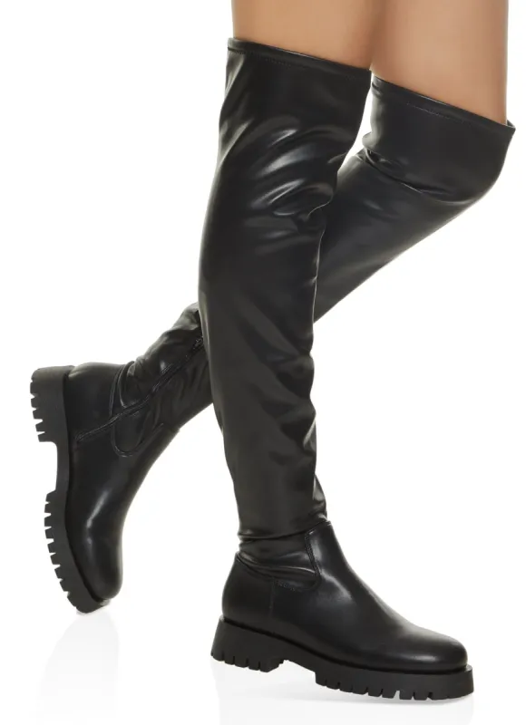 High Knee Platform Boots sold by Rainbow