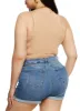 Plus Size Daisy Scoop Neck Racerback Tank Bodysuit sold by Rainbow