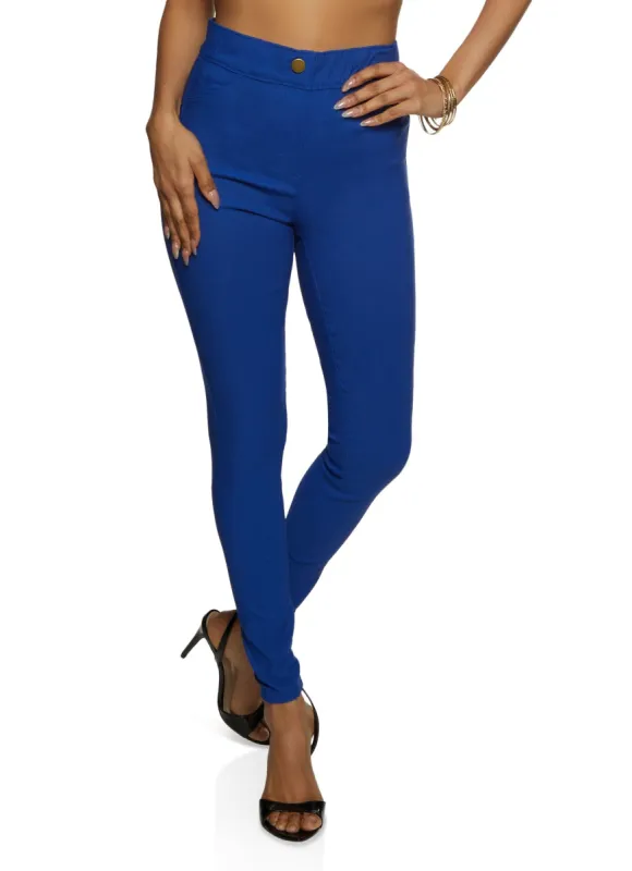 High Waisted Stretch Skinny Pants sold by Rainbow