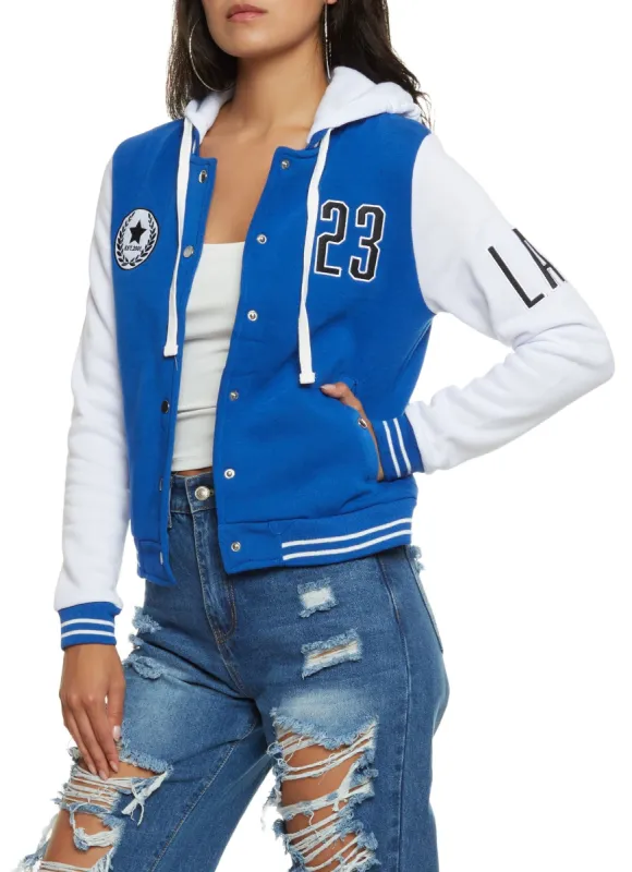 23 Embroidered Varsity Jacket sold by Rainbow