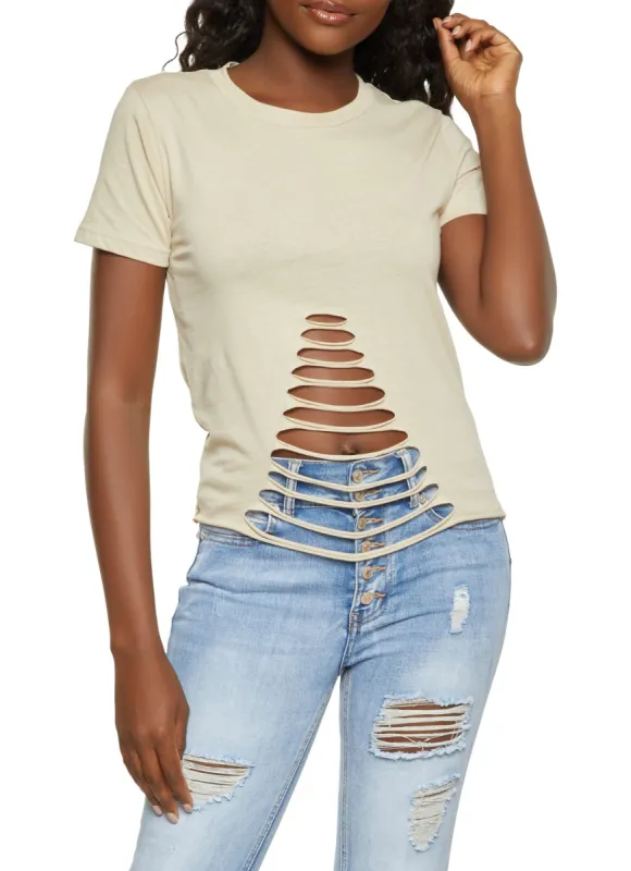 Laser Cut Tee sold by Rainbow