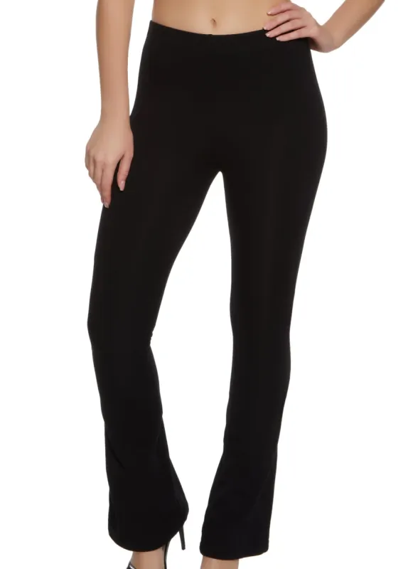 High Waist Flared Leg Pants sold by Rainbow