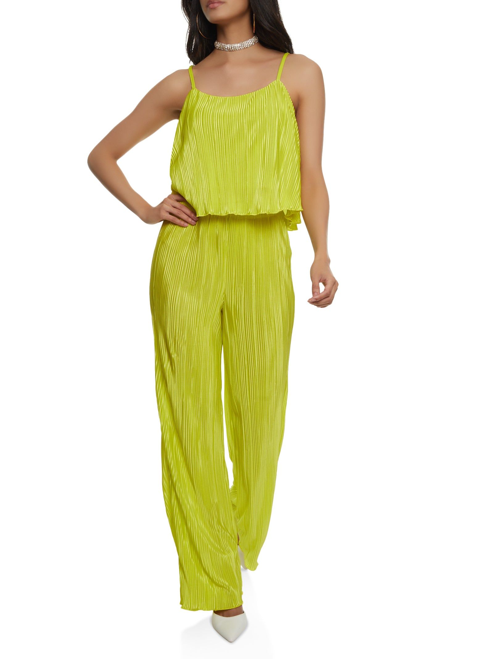 Plisse Scoop Neck Cami sold by Rainbow product image thumbnail 2