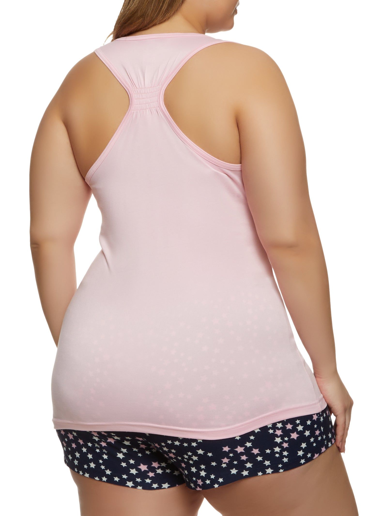 Plus Size Love 02 Dream Pajama Tank Top and Shorts sold by Rainbow product image thumbnail 2