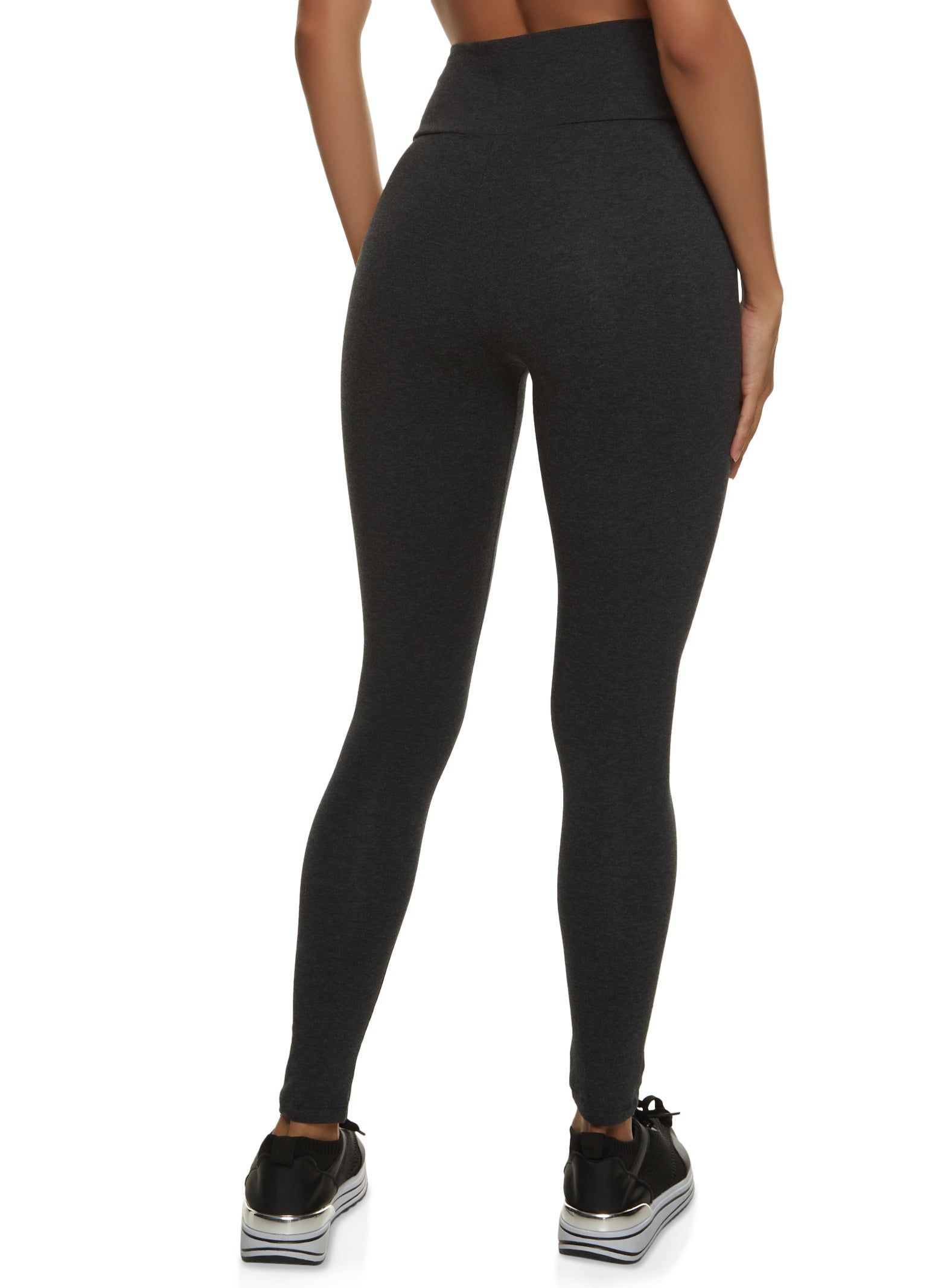 Solid Wide Waist Leggings sold by Rainbow product image thumbnail 2