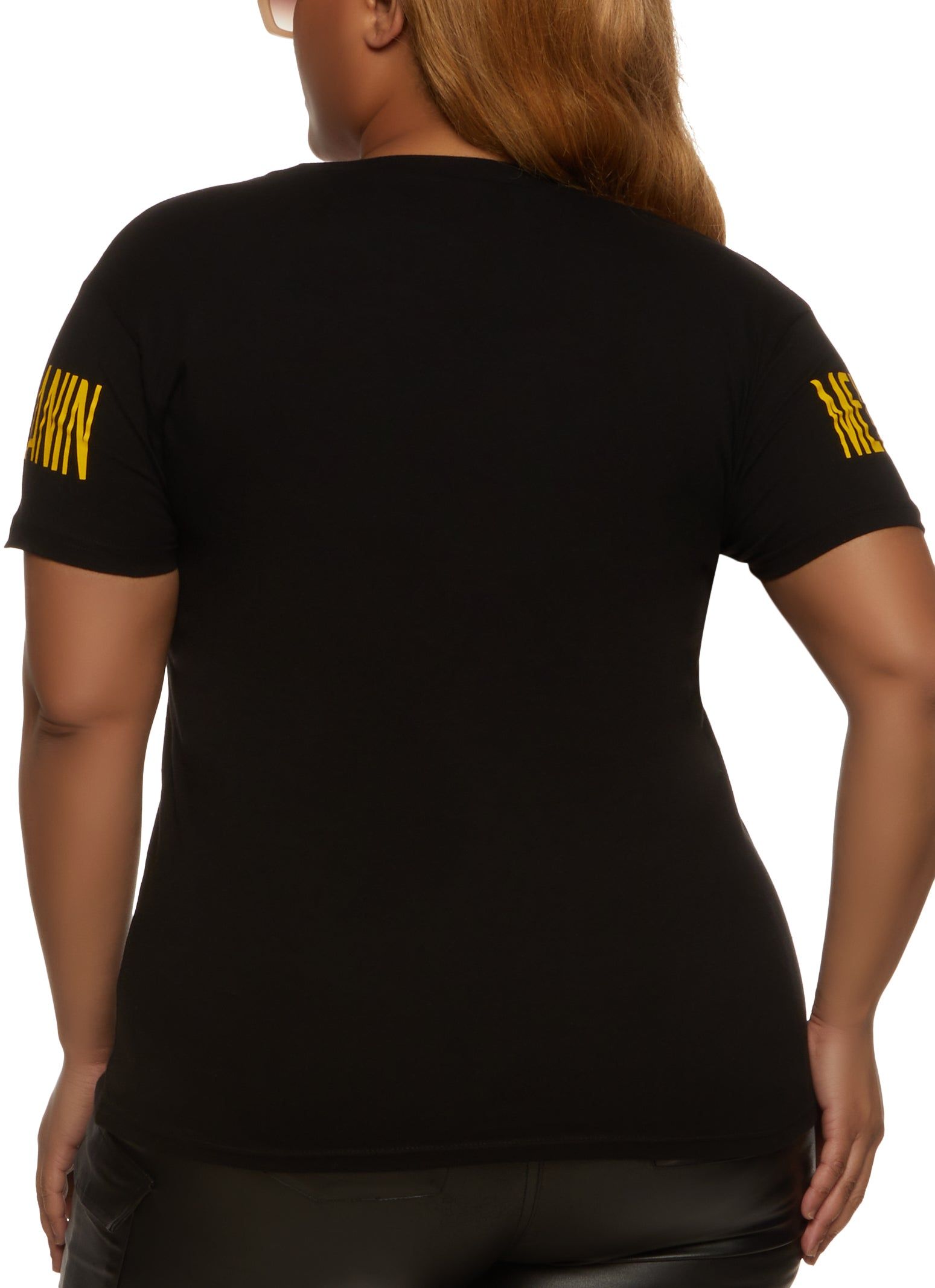 Plus Size Melanin Glitter Graphic Tee sold by Rainbow product image thumbnail 2